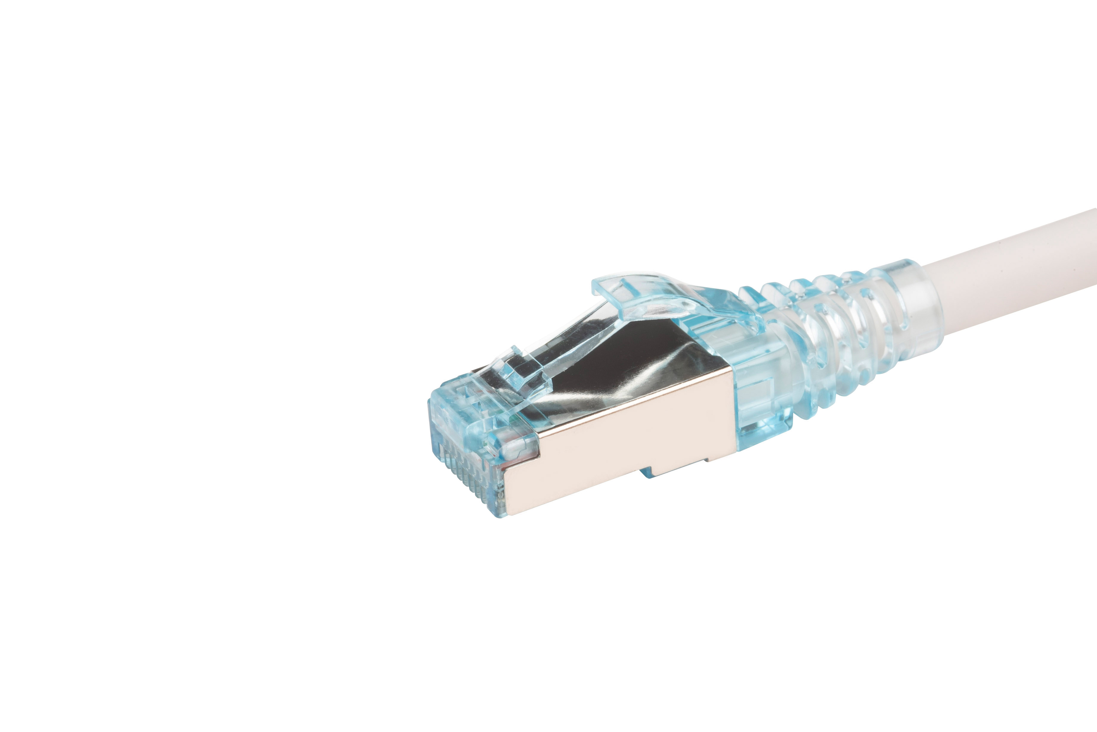 Hyperline PC-LPM-STP-RJ45-RJ45-C6-2M-LSZH-GY Патч-корд RJ-45/RJ-45, экранированный U/FTP, категория 6 (100% Fluke Component Tested), 26AWG, LSZH, 2 м, серый — фото