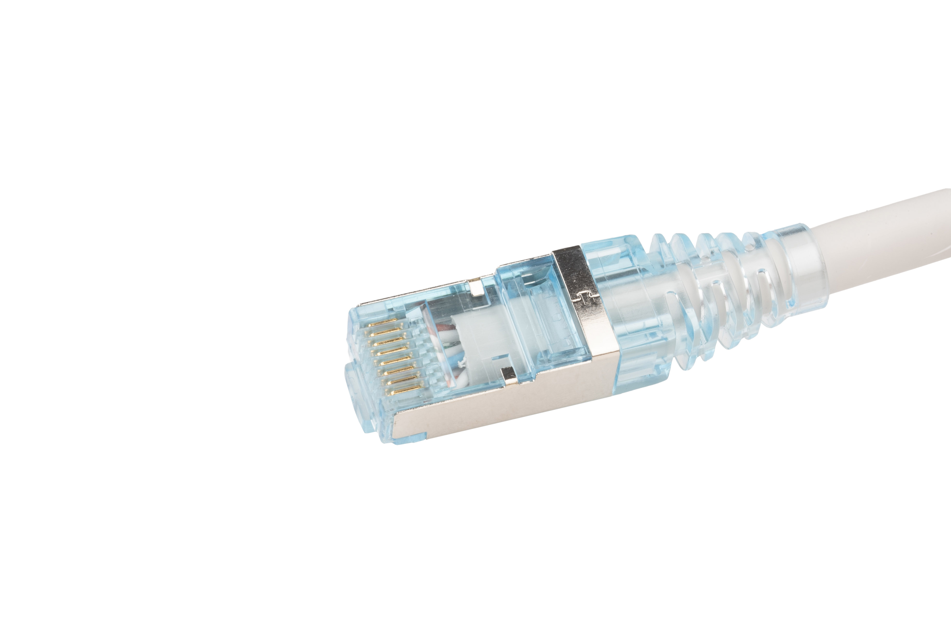 Hyperline PC-LPM-STP-RJ45-RJ45-C6-2M-LSZH-GY Патч-корд RJ-45/RJ-45, экранированный U/FTP, категория 6 (100% Fluke Component Tested), 26AWG, LSZH, 2 м, серый — фото