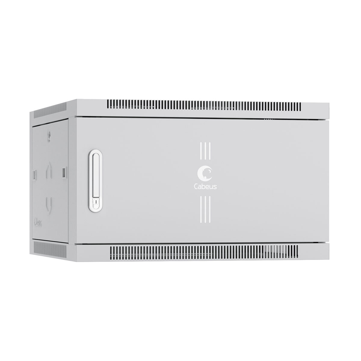 Cabeus SH-05F-6U60/60m Шкаф телекоммуникационный настенный 19" 6U 600x600x368mm (ШхГхВ) дверь металл