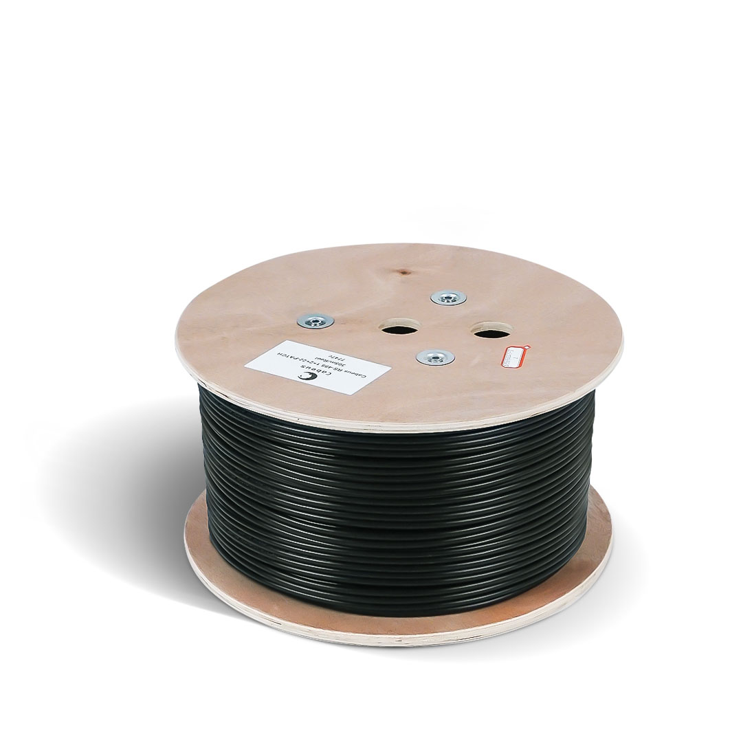 Cabeus RS-485 1x2x22AWG/7 Кабель для интерфейса RS-485, 1x2x22 AWG, 120 Oм, многожильный (patch) , SF/UTP , -40 С- +75 С, PVC, similar - Belden 9841 (305м), Teldor 9FY7F1L101