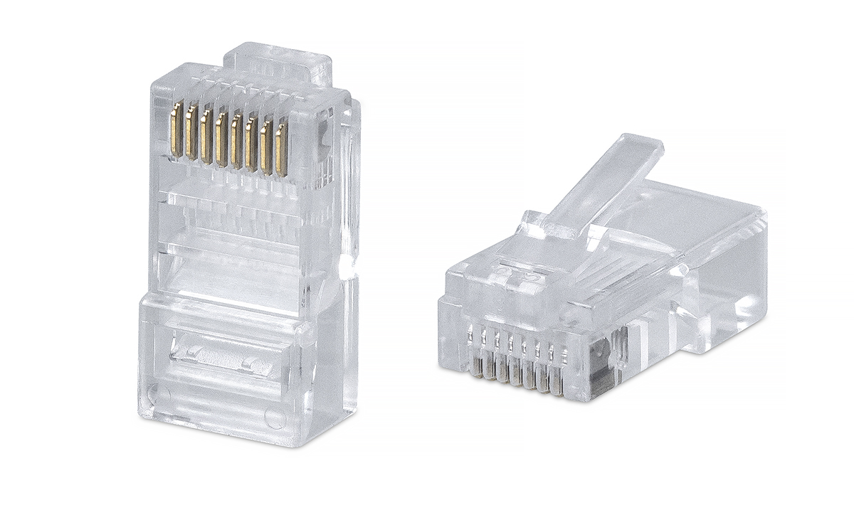 Коннектор RJ45 8P8C Cat.5e Cabeus 8P8C неэкранированный — фото