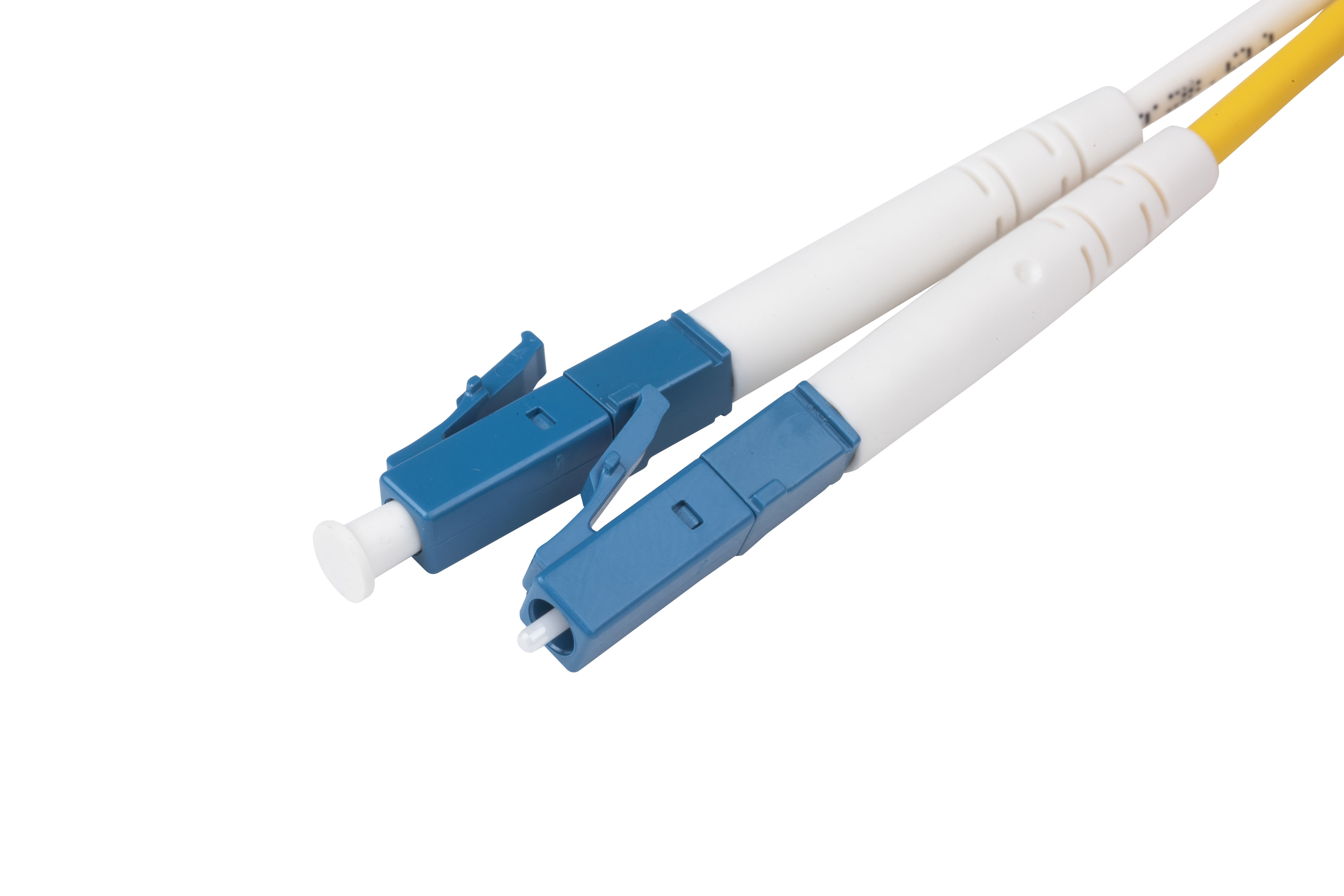 Hyperline FC-D2-9-LC/UR-SC/UR-H-1M-LSZH-YL Патч-корд волоконно-оптический (шнур) SM 9/125 (OS2), LC/UPC-SC/UPC, 2.0 мм, duplex, LSZH, 1 м — фото