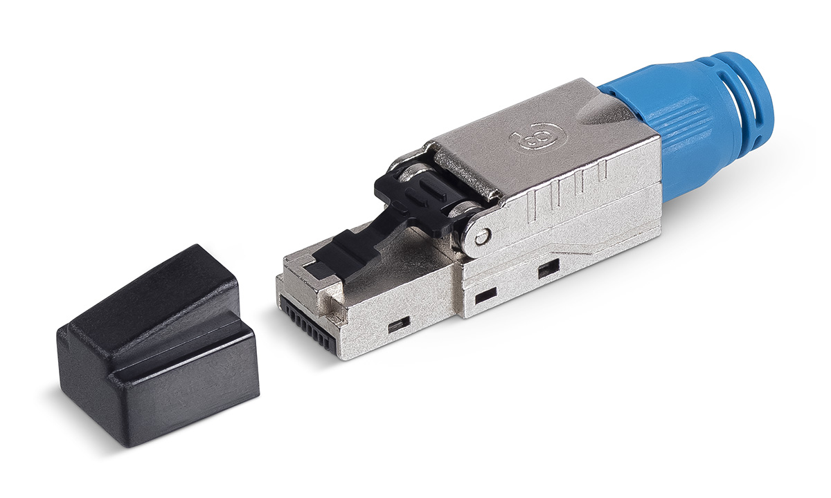 Коннектор RJ45 8P8C Cat.8 Cabeus 8P8C-SH-C8-TWP экранированный