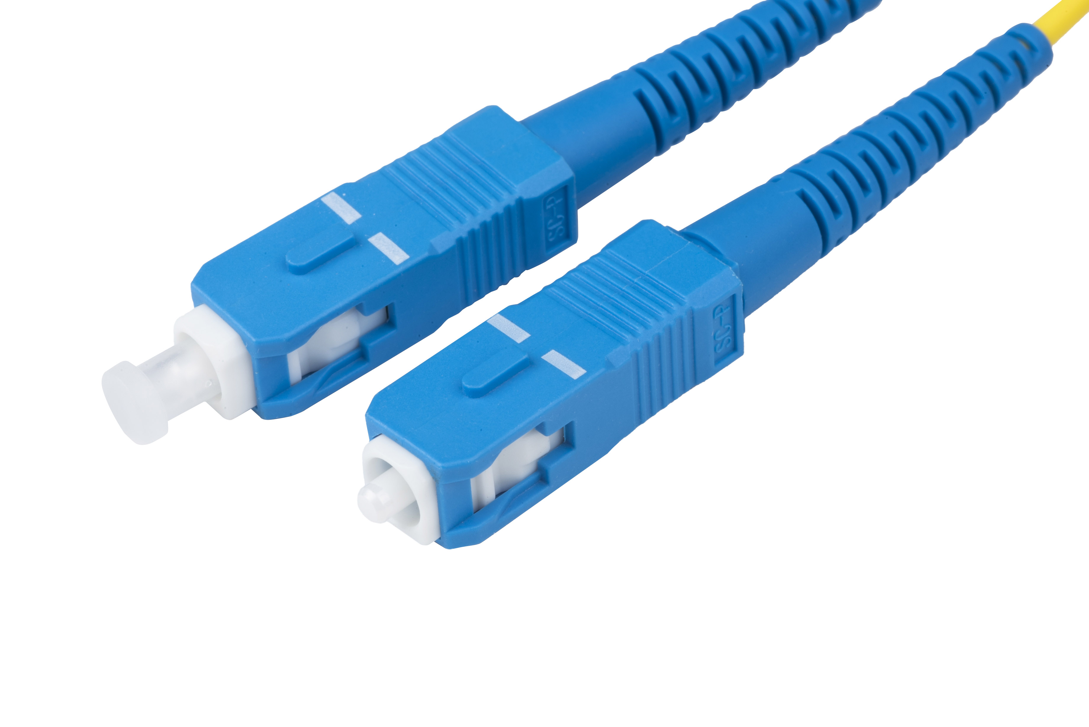Hyperline FC-D2-9-LC/UR-SC/UR-H-1M-LSZH-YL Патч-корд волоконно-оптический (шнур) SM 9/125 (OS2), LC/UPC-SC/UPC, 2.0 мм, duplex, LSZH, 1 м — фото