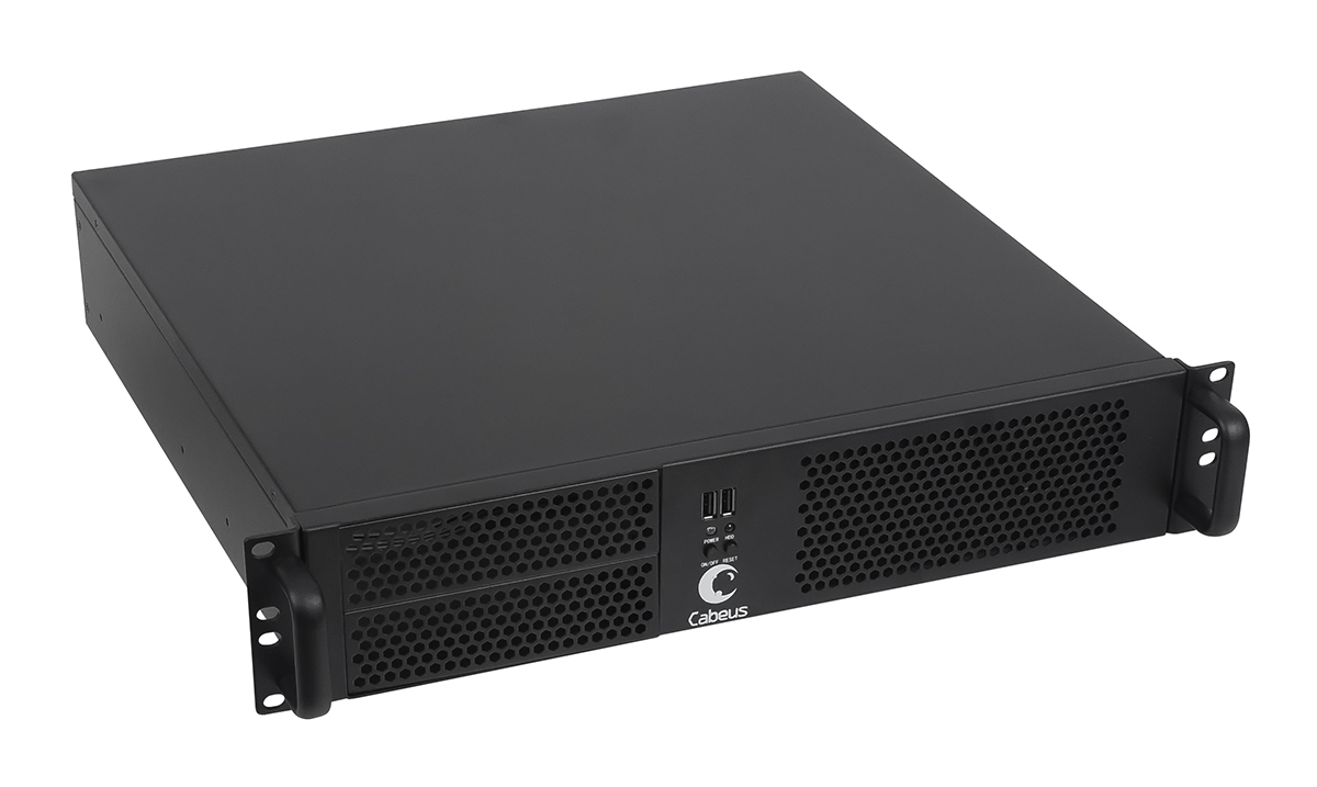 Cabeus CL-N239DS Корпус cерверный 19" 2U, RM (ДxШxВ)мм: 400x430x88.8, 2x5.25"+4x3.5"HDD, без блока питания