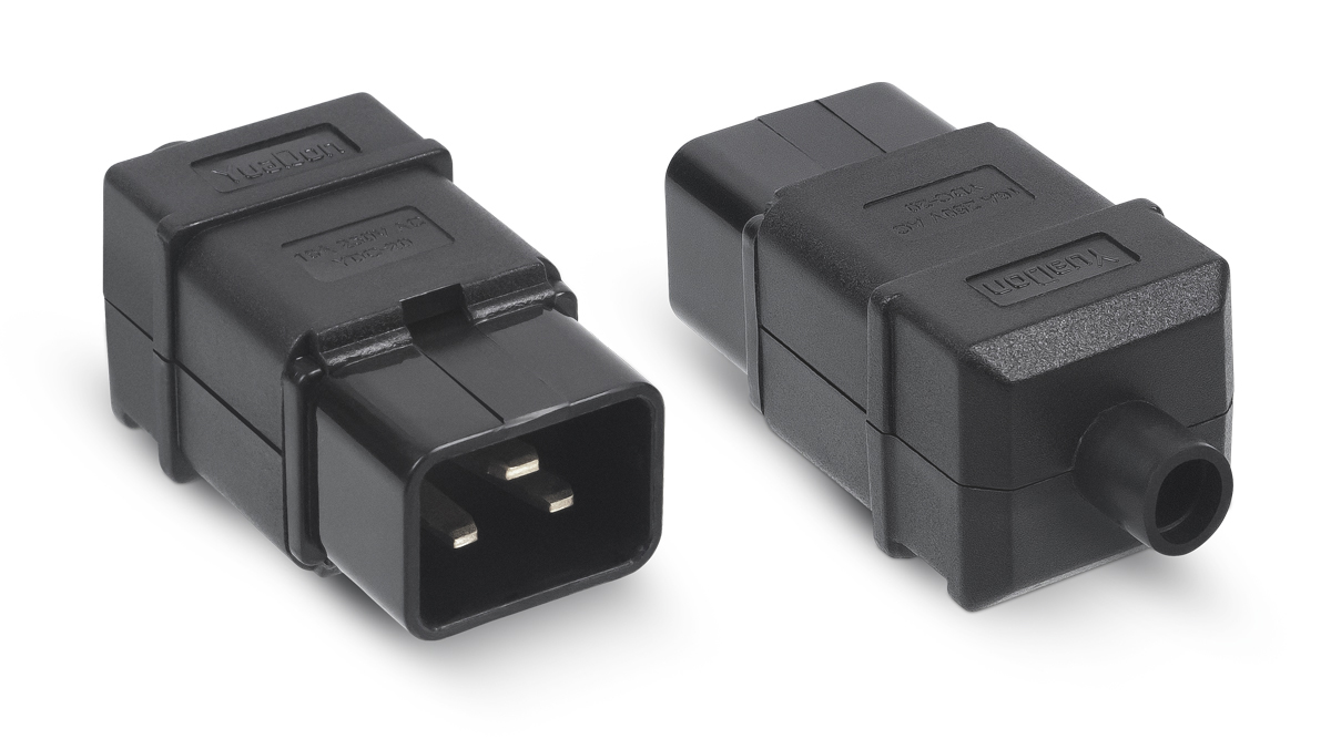 Cabeus IEC-320-C20 Вилка С20 разборная, 16А, 250 V, черная