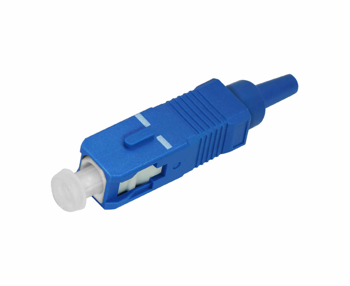 Cabeus FC-SC-SM-UPС-0,9mm Коннектор оптический SC simplex SM (UPC) 0,9 мм