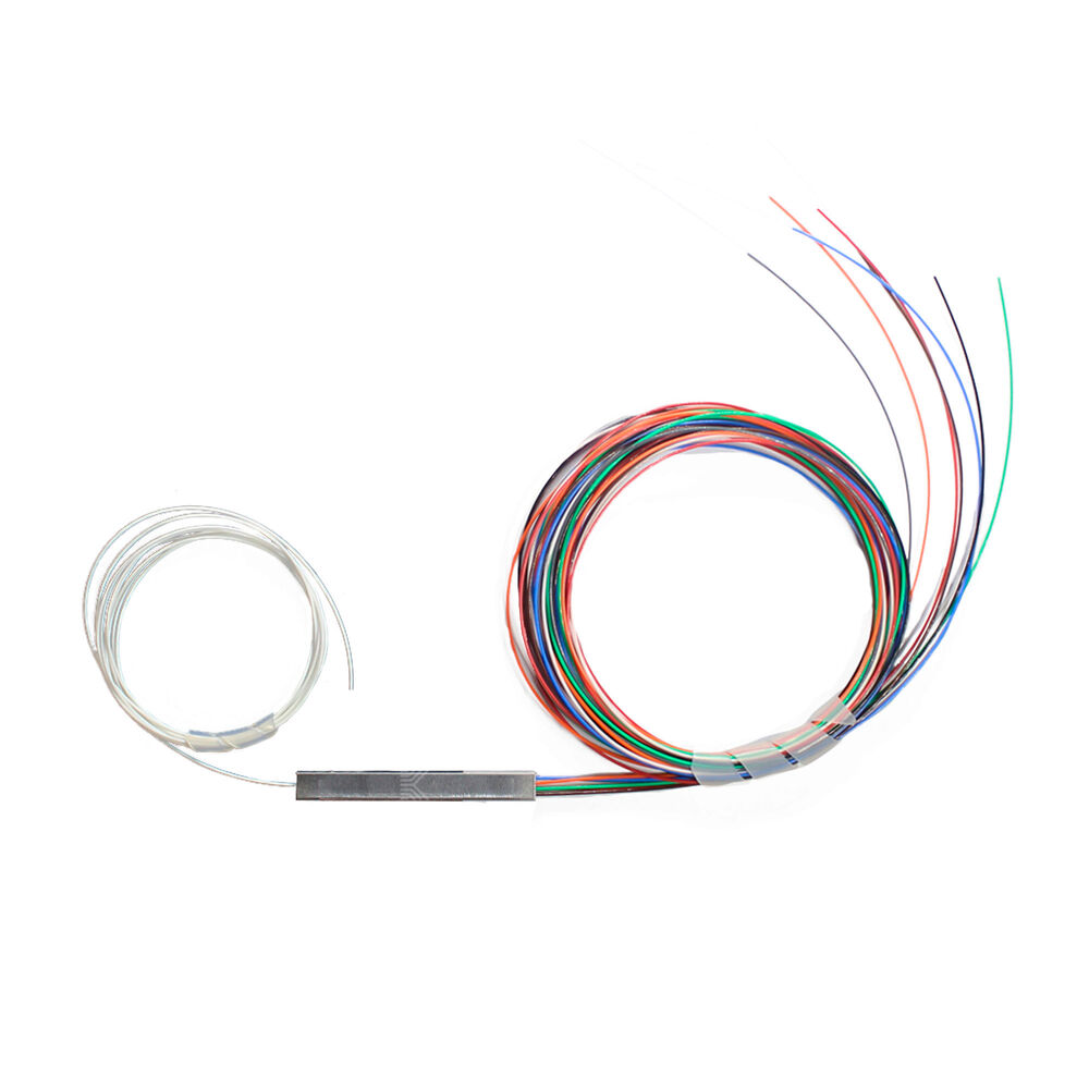 Cabeus FCT-PLC-1/16-9-1.5-0.9 Разветвитель планарный 1х16 не оконцованный 9/125 вывод 1.5м буфер 0.9 мм 1260/1650 — фото