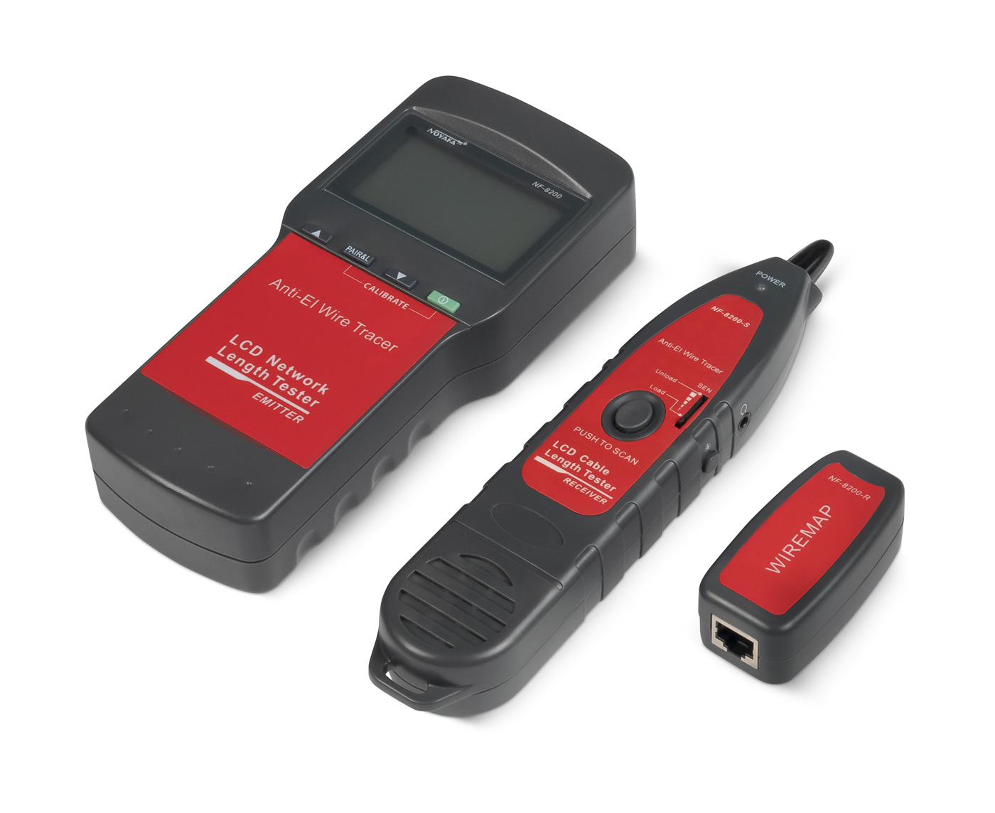Cabeus CT-LCD-RJ45-Scan (NF-8200) Тестер для витой пары c LCD дисплеем и тон-генератором