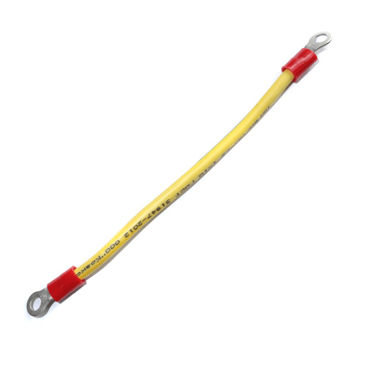Cabeus GrW-16-900 Провод заземления медный желто-зеленый, кольцо-кольцо 0.90м, сечение 16 мм2 (без крепежа) — фото
