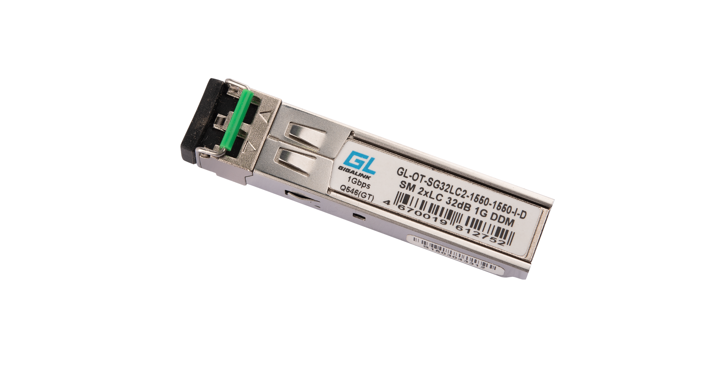 Модуль NIKOMAX SFP, 1.25 Гбит/с, Duplex, 2 ОВ, SM, 2xLC, Tx:1550/Rx:1550 нм, DDM, 32 дБ (до 120 км), -40 +85 °С