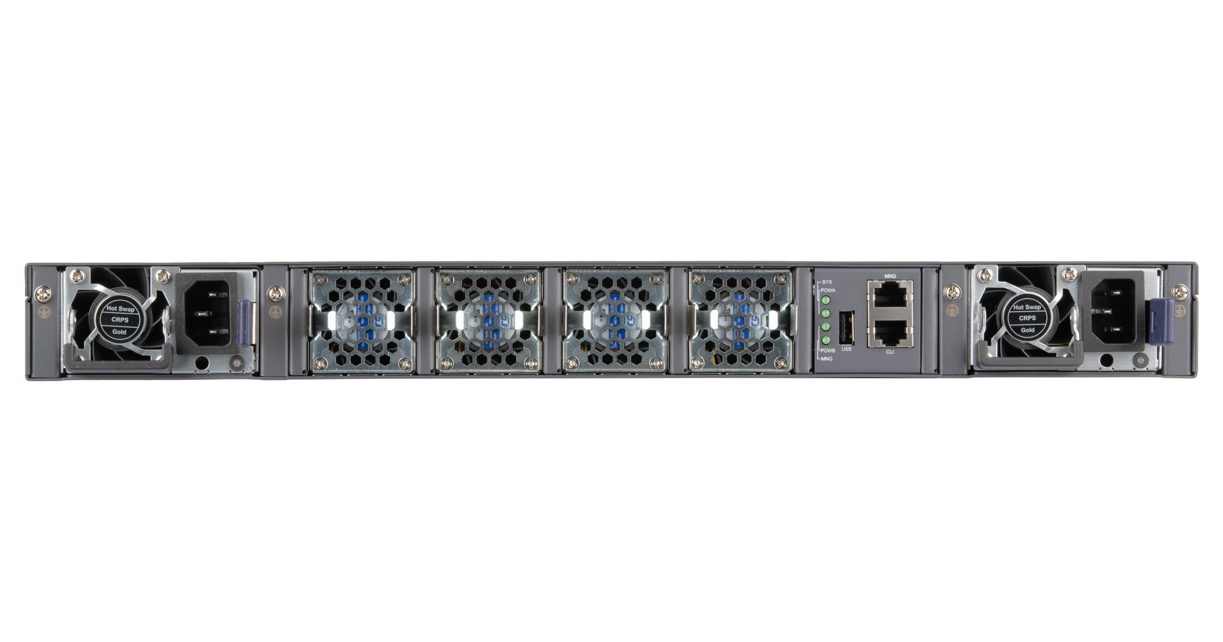 Управляемый коммутатор уровня ядра сети NIKOMAX, L3, 48*10 Гбит/с SFP+, 2*40 Гбит/с QSFP+, 4*40/100 Гбит/с QSFP28, 1 RJ45 консольный порт, 1 MGMT, 2*Блока питания hot-swap AC 220В — фото