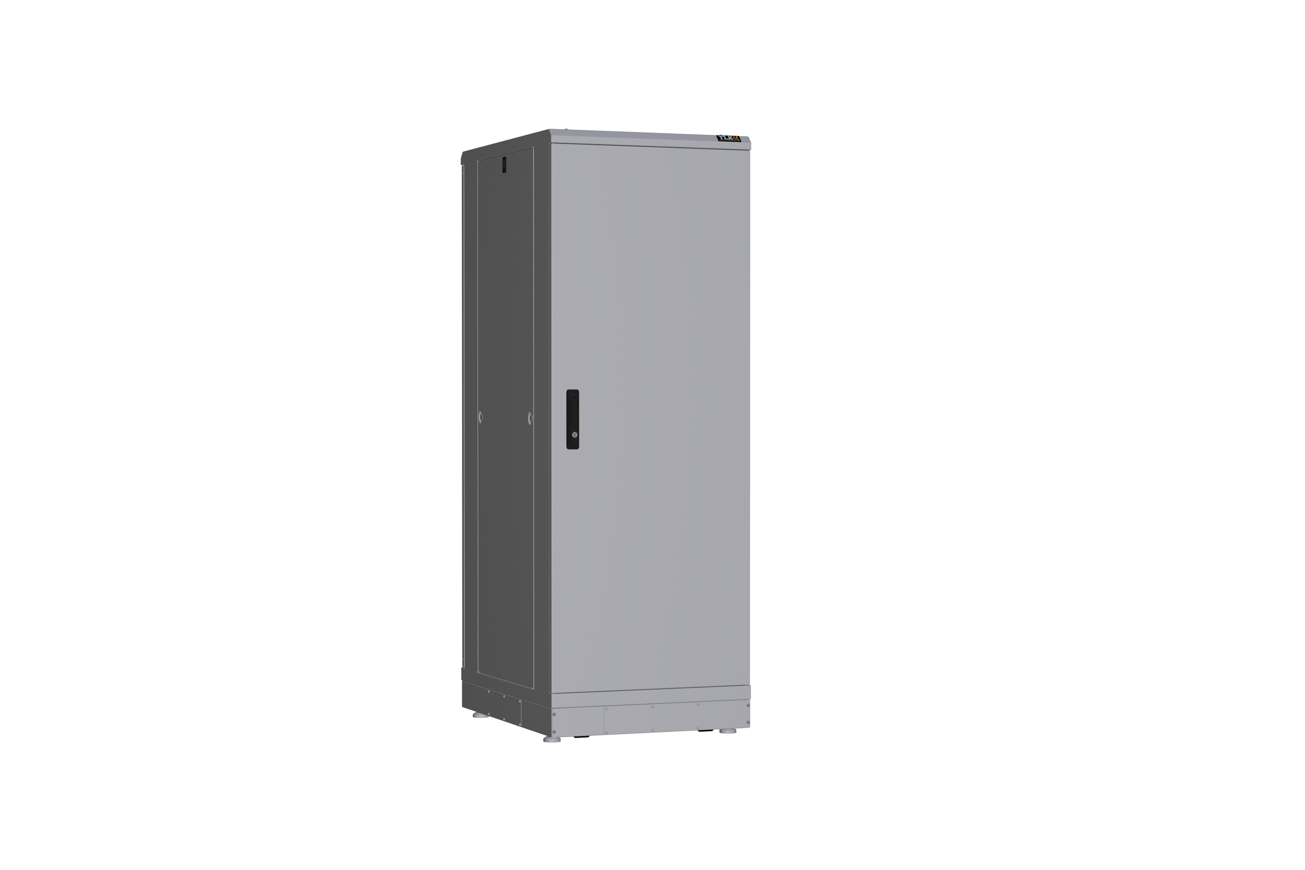 Напольный шкаф NIKOMAX серии TFR-R2 19", 33U, металлические двери, металлические стенки, Ш600хВ1610хГ800мм, в разобранном виде, серый — фото