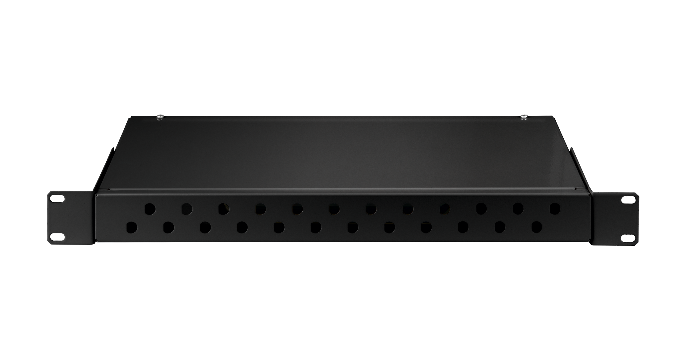 Оптический кросс NIKOMAX 19" Essential Line, 1U, до 24 FC/ST портов, стальной, черный, неукомплектованный