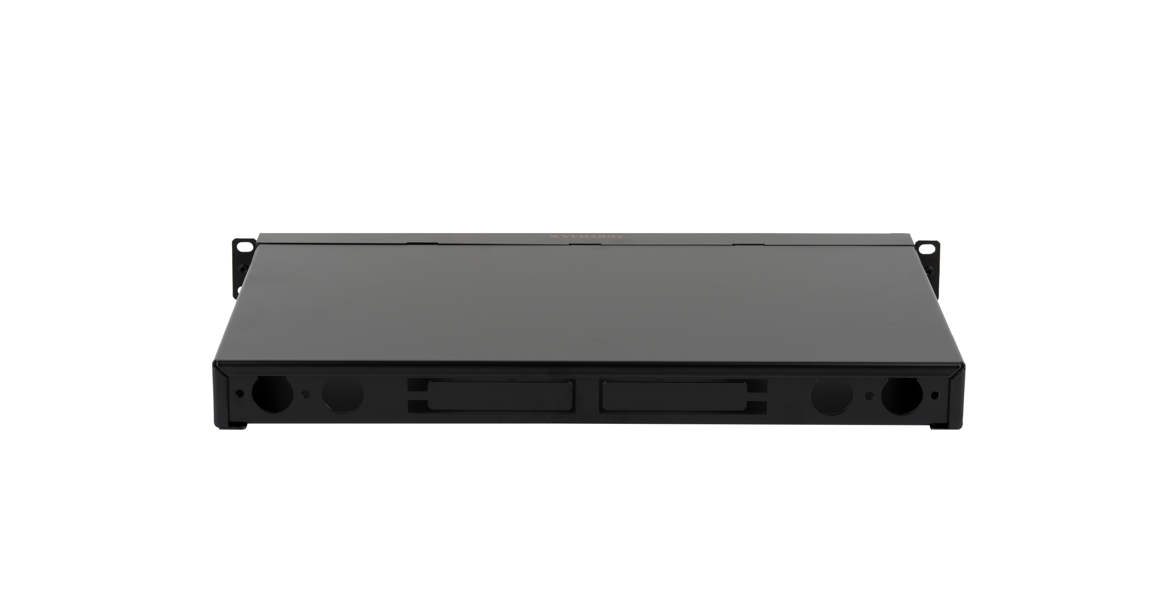 Оптический кросс NIKOMAX 19" серии MS, 1U, до 4 кассетных модулей/ панелей, выдвижной, черный — фото