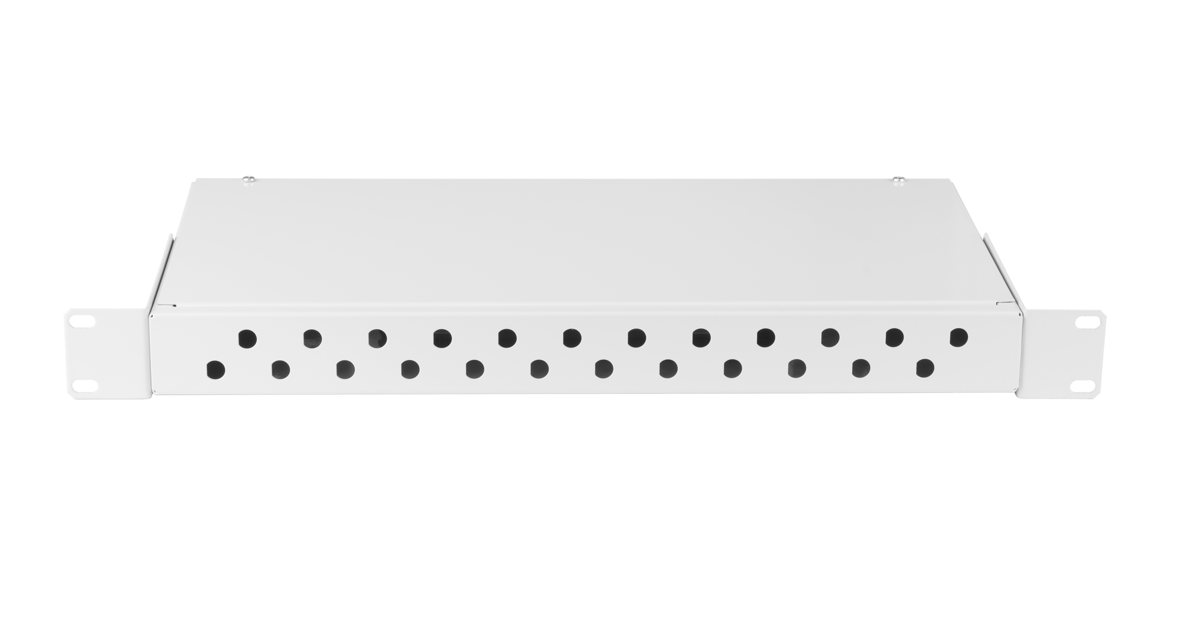 Оптический кросс NIKOMAX 19" Essential Line, 1U, до 24 FC/ST портов, стальной, серый, неукомплектованный