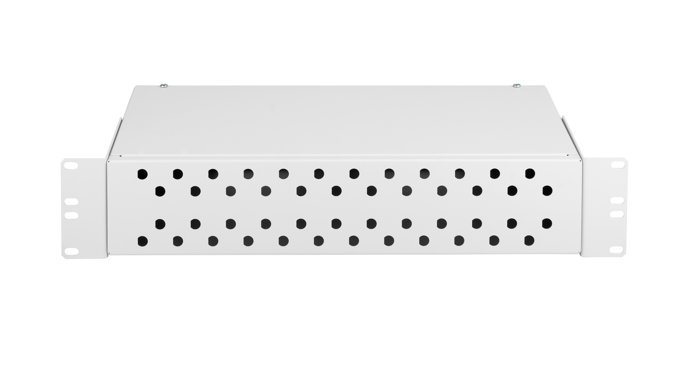 Оптический кросс NIKOMAX 19" Essential Line, 2U, до 48 FC/ST портов, стальной, серый, неукомплектованный — фото