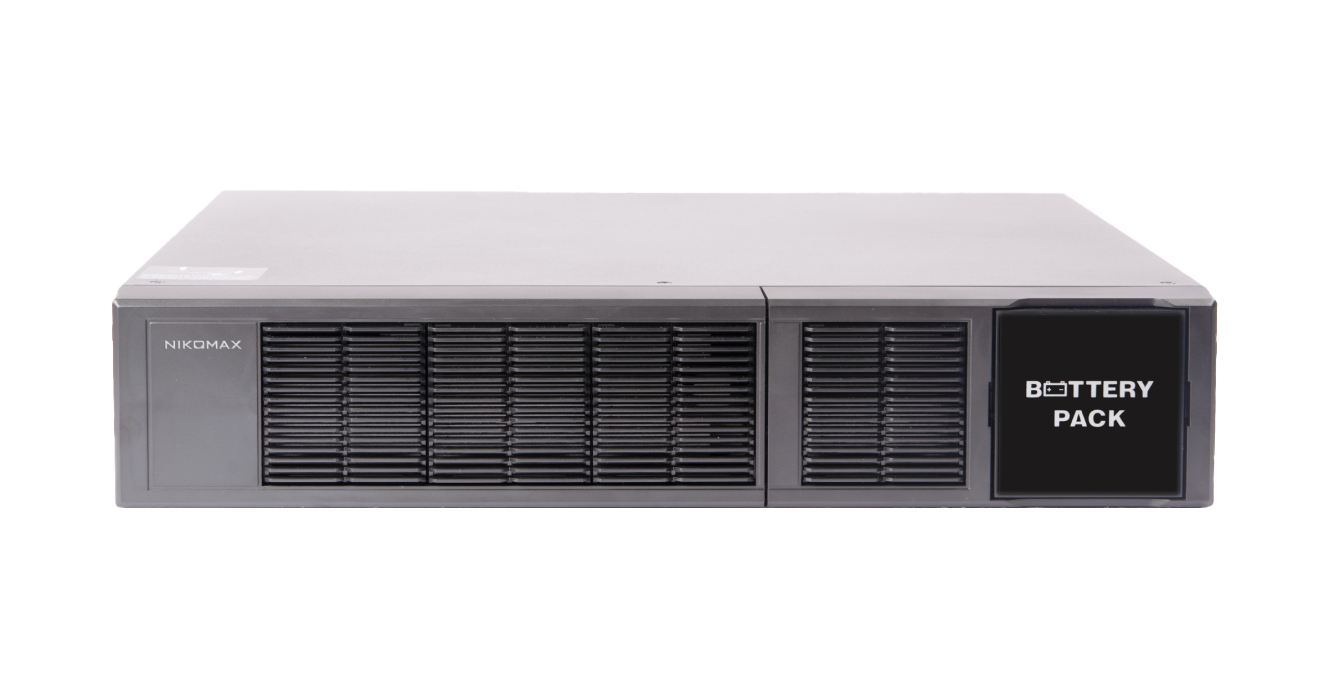 Батарейный блок для источника бесперебойного питания NIKOMAX 1000 VA (GL-UPS-LI011/2*9a) / 4 акб * 9a, глубина 420 мм