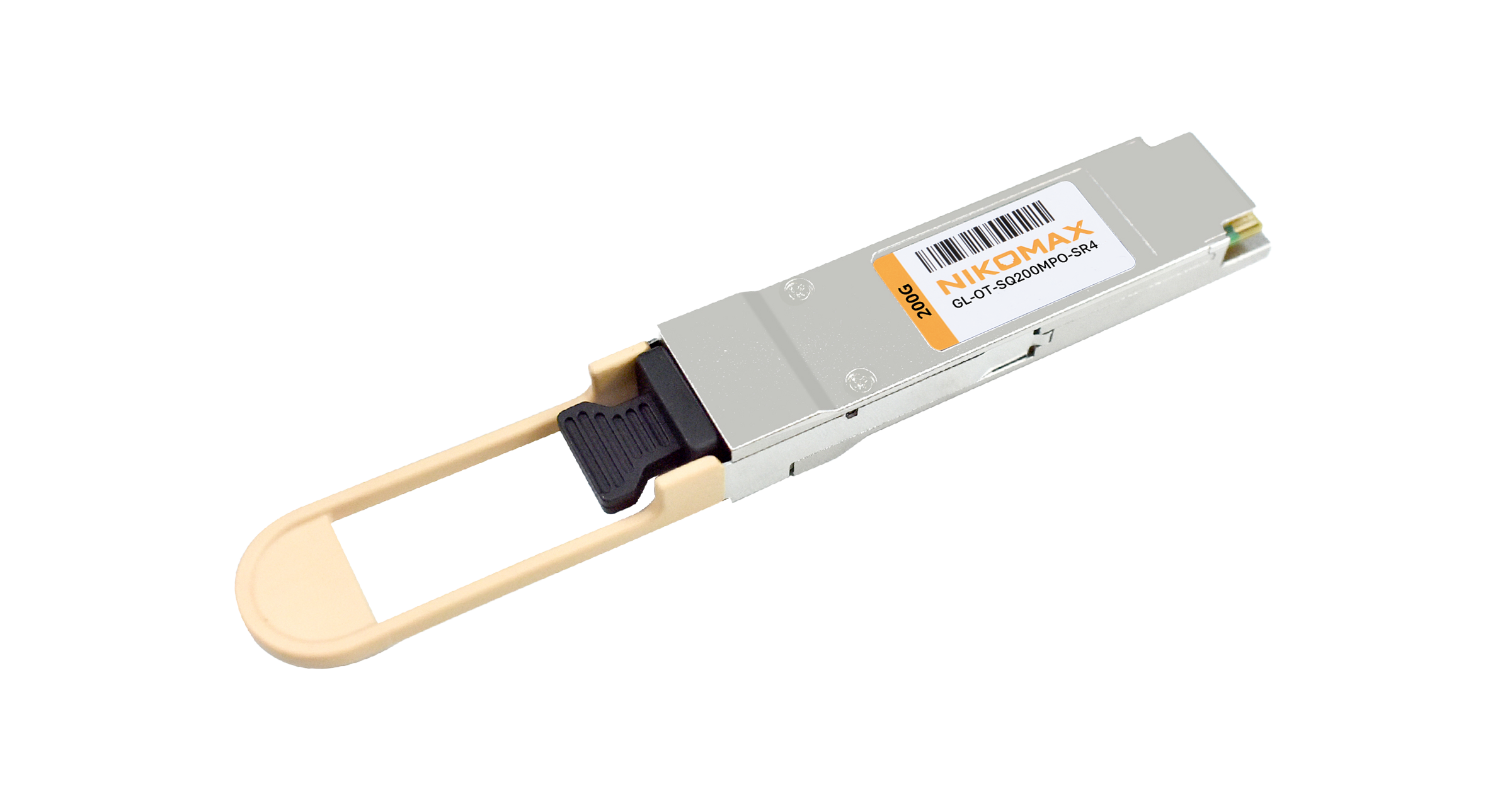 Модуль NIKOMAX QSFP56 SR4, 200 Гбит/c, MM, MPO-12, Tx/Rx: 850 нм, DDM, до 100 м