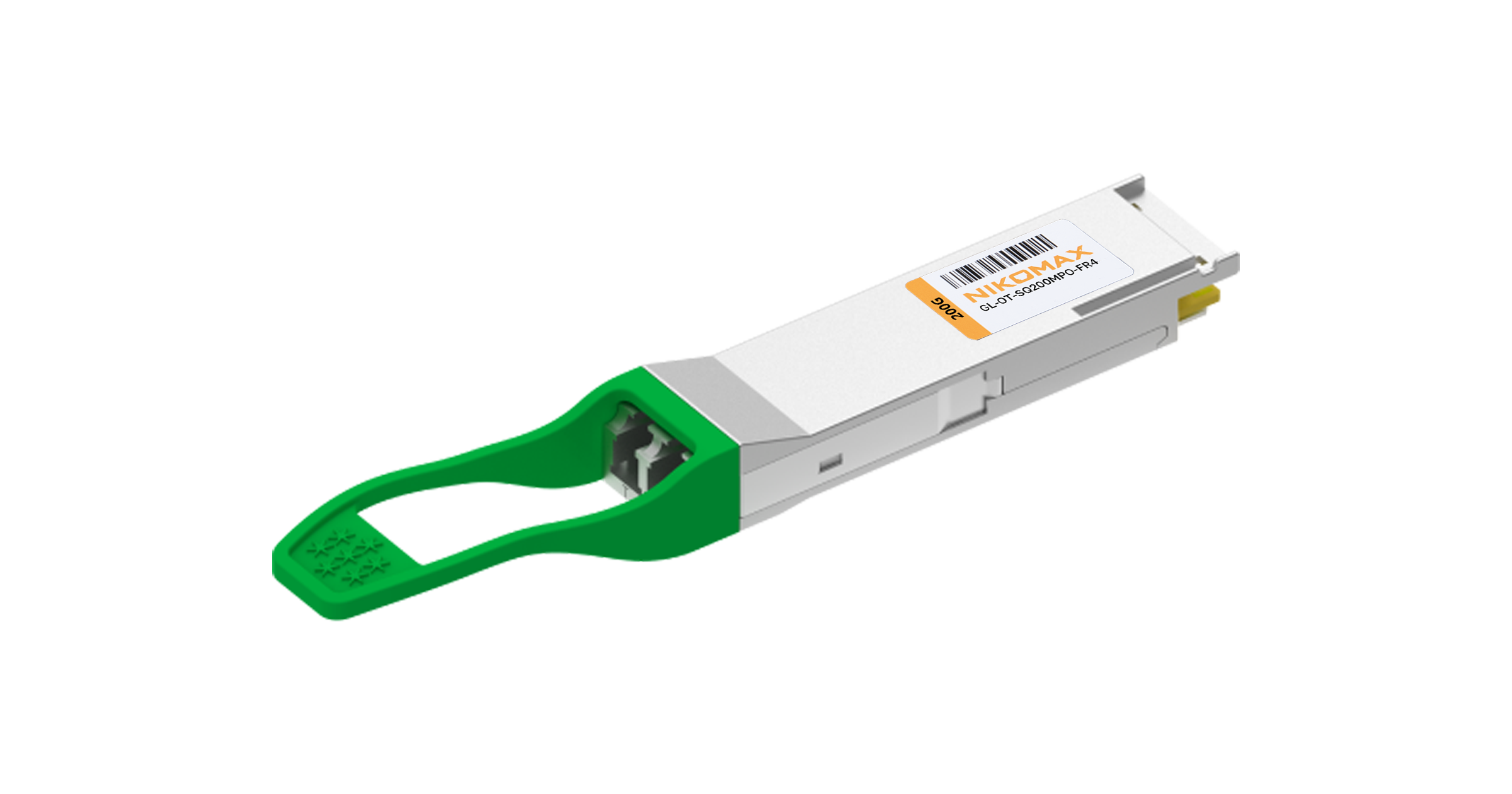 Модуль NIKOMAX QSFP56 FR4, 200 Гбит/c, SM, 2xLC, 1310 нм, DDM, до 2км