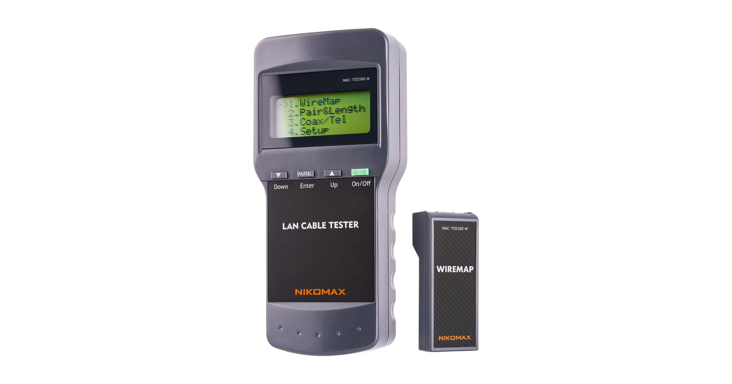 Кабельный тестер NIKOMAX с LCD дисплеем, UTP/STP, RJ45, с функцией измерения длины