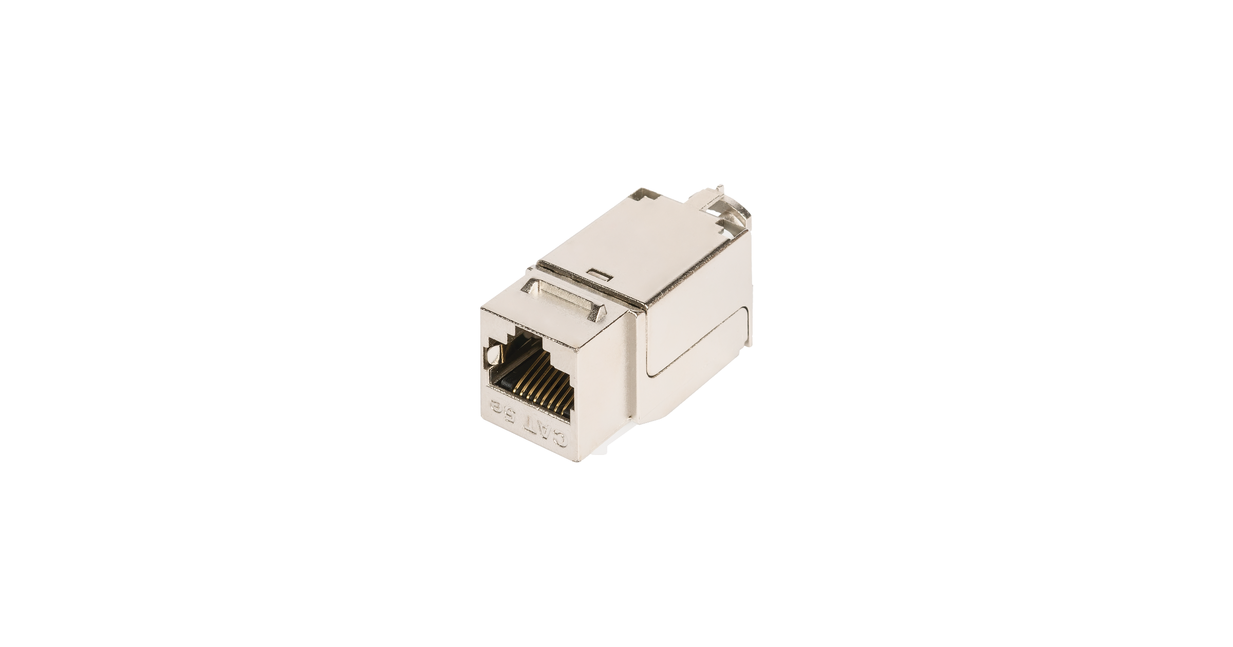 Модуль-вставка NIKOMAX типа Keystone, Кат.5е (Класс D), 100МГц, RJ45/8P8C, FT-TOOL/110/KRONE, T568A/B, полный экран, металлик - гарантия: 5 лет расширенная / 25 лет системная — фото