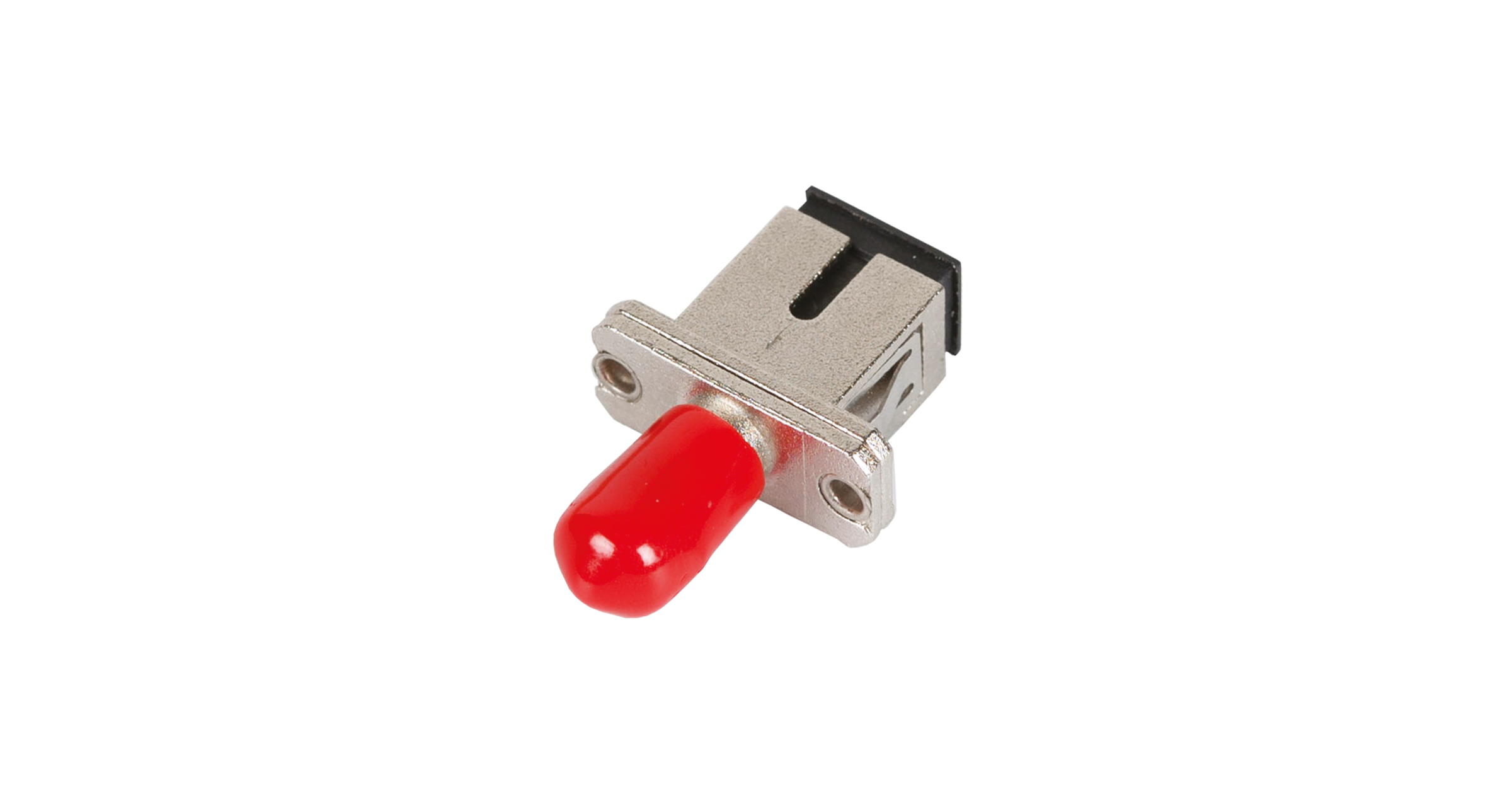 Адаптер NIKOMAX волоконно-оптический, переходной, универсальный SM/MM, SC-ST, одинарный, латунный, металлик