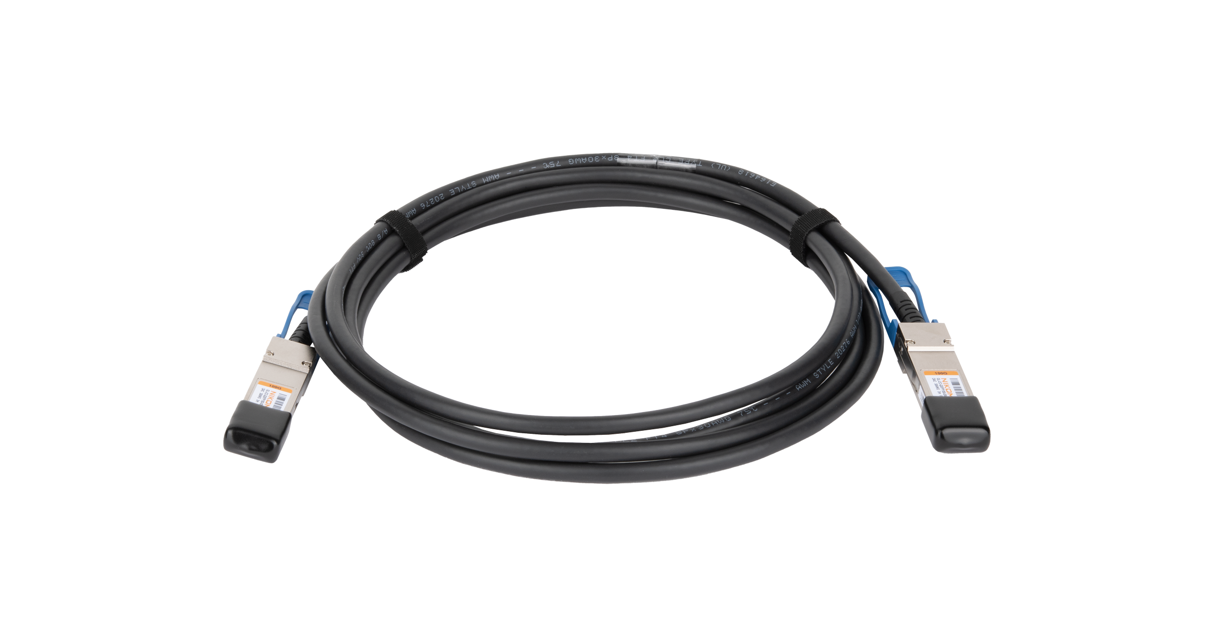 DAC кабель NIKOMAX QSFP28, 100 Гбит/с, 3 м — фото