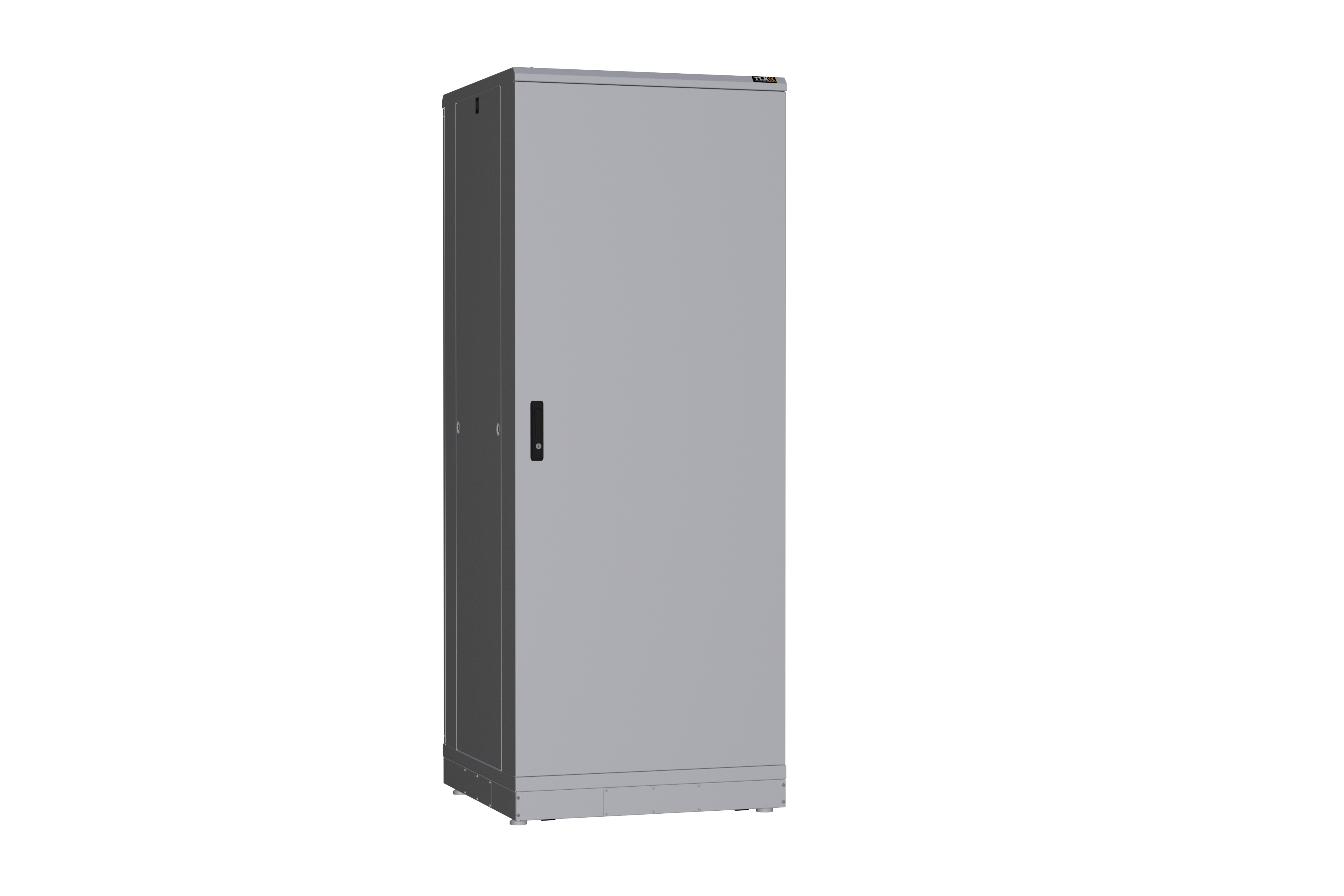 Напольный шкаф NIKOMAX серии TFR-R2 19", 42U, металлические двери, металлические стенки, Ш800хВ2010хГ800мм, в разобранном виде, серый — фото