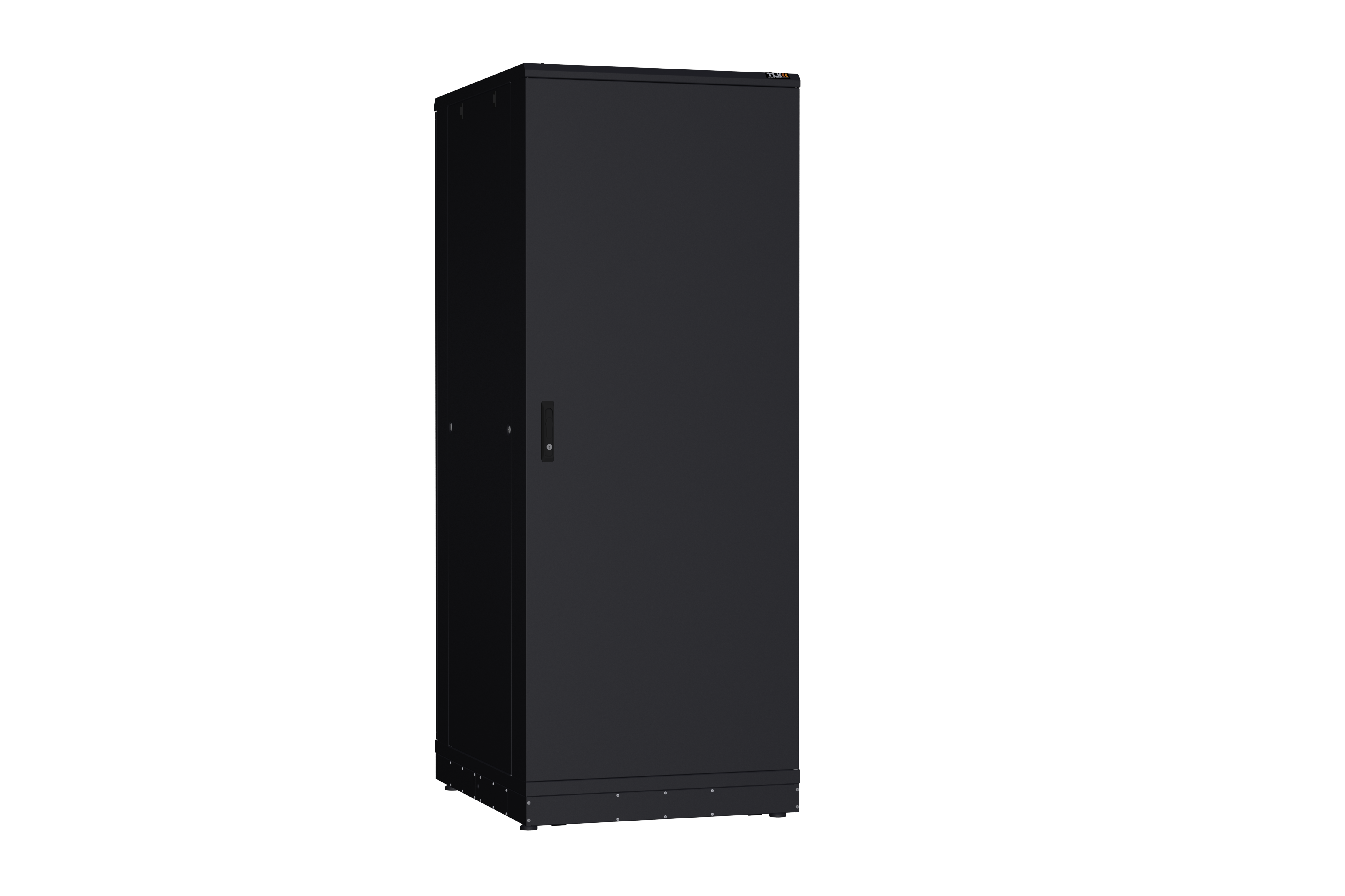 Напольный шкаф NIKOMAX серии TFR-R2 19", 42U, металлические двери, металлические стенки, Ш800хВ2010хГ1000мм, в разобранном виде, черный — фото