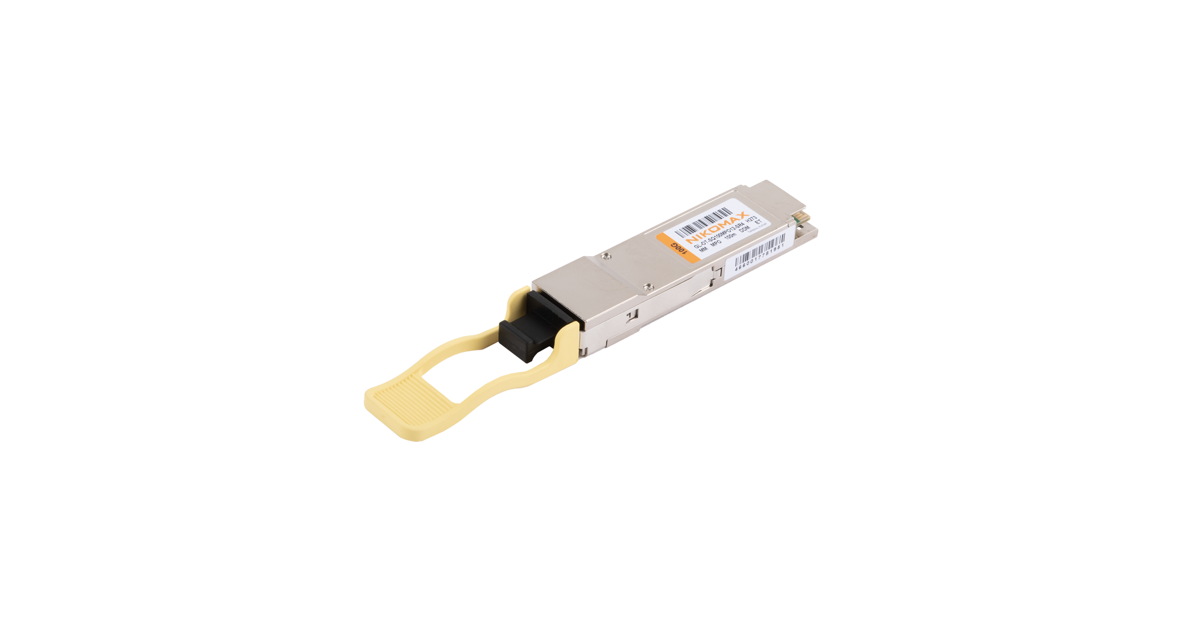 Модуль NIKOMAX QSFP28 SR4, 100 Гбит/c, MM, MPO, 850 нм, DDM, до 100 м (OM3) — фото
