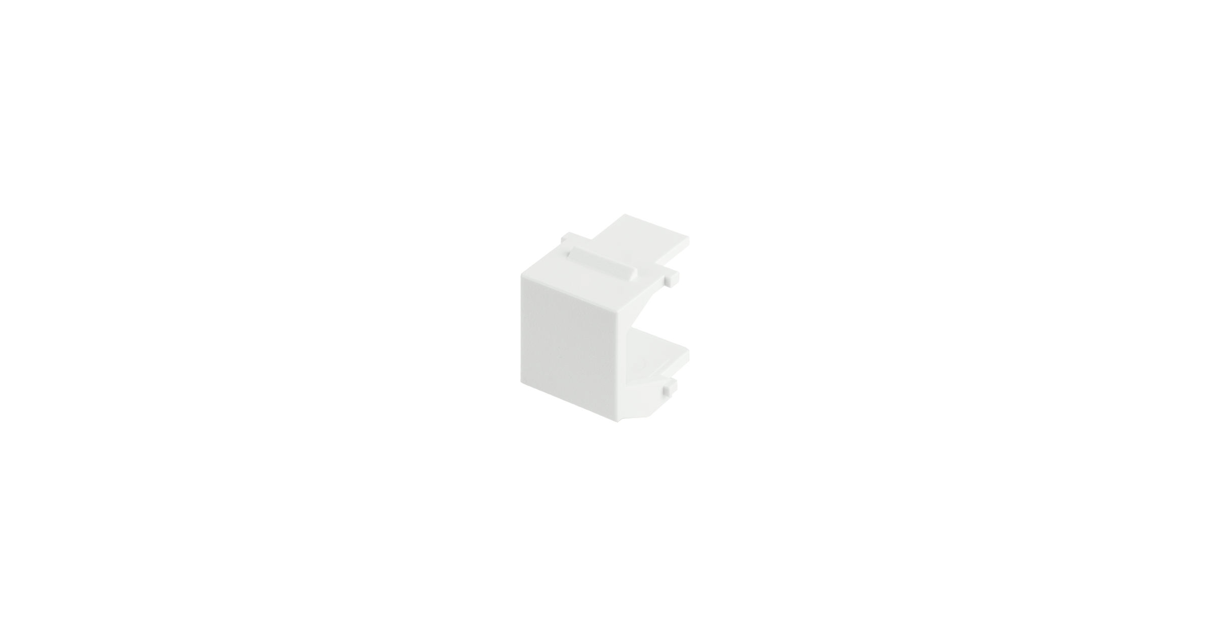 Модуль-заглушка NIKOMAX типа Keystone, белый, 10 шт.