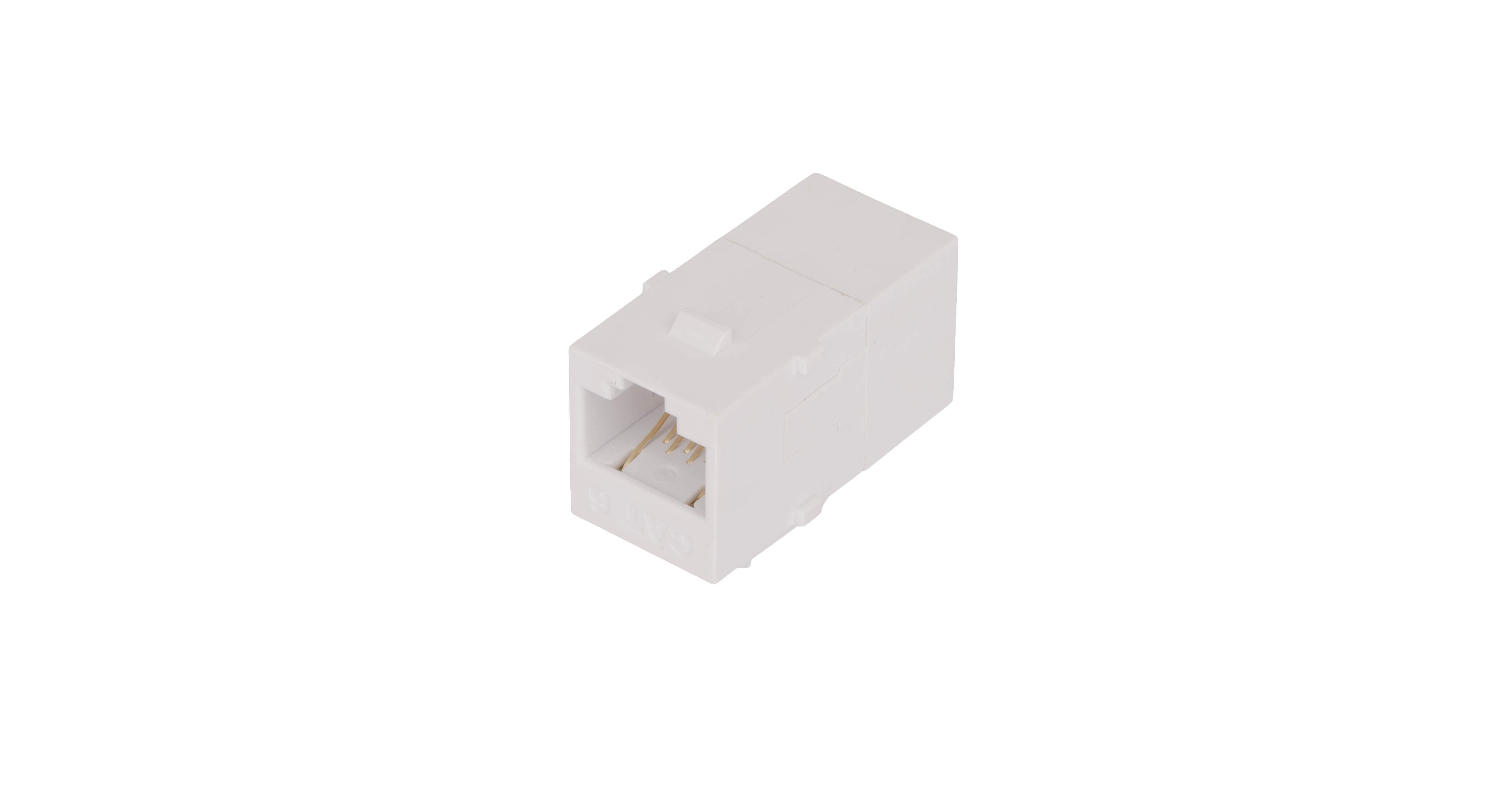 Соединитель NIKOMAX типа Keystone, Кат.6 (Класс E), 250МГц, RJ45-RJ45 (8P8C), неэкранированный, белый - гарантия: 5 лет расширенная / 25 лет системная