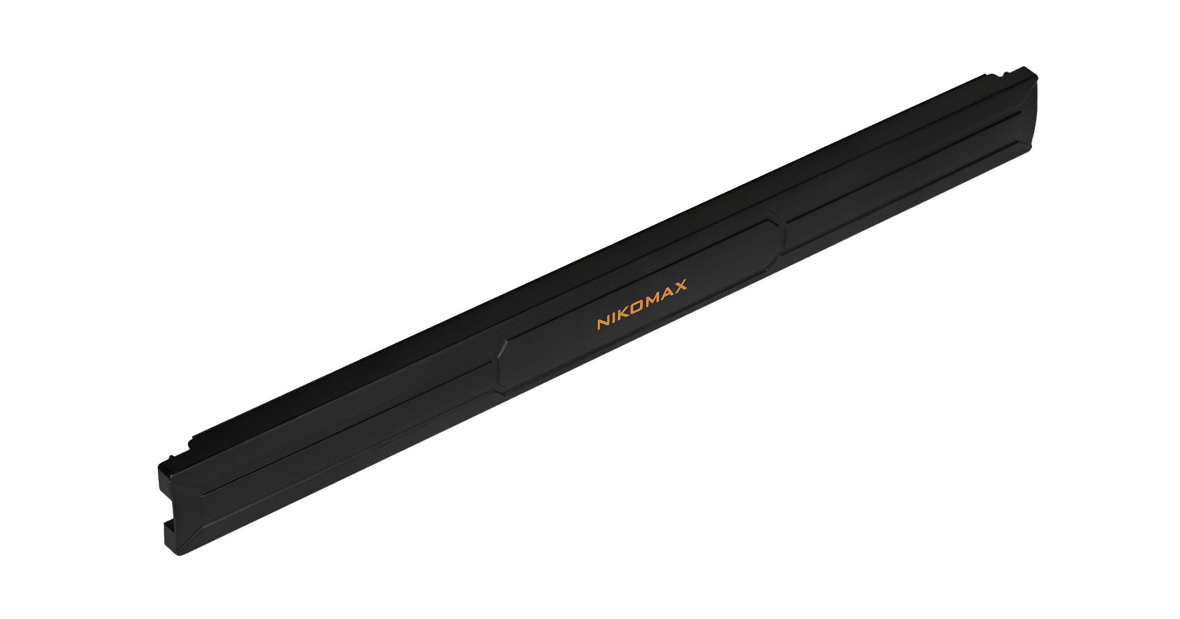 Панель заглушка NIKOMAX 19", 1U, на защелке, пластиковая, черная — фото