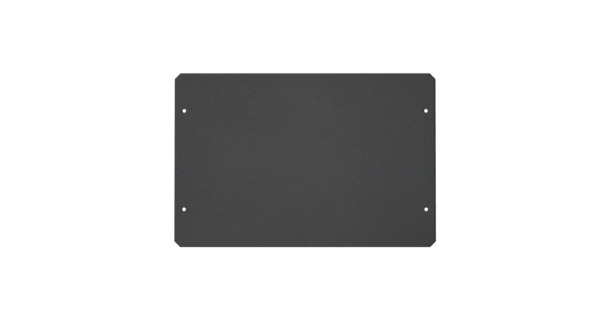 Заглушка проема вентиляторного блока NIKOMAX Essential Line для шкафов серии TFI-R, 450х 300х1.5мм, черная — фото
