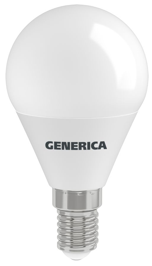 Лампа светодиодная G45 шар 12Вт 230В 6500К E14 GENERICA — фото