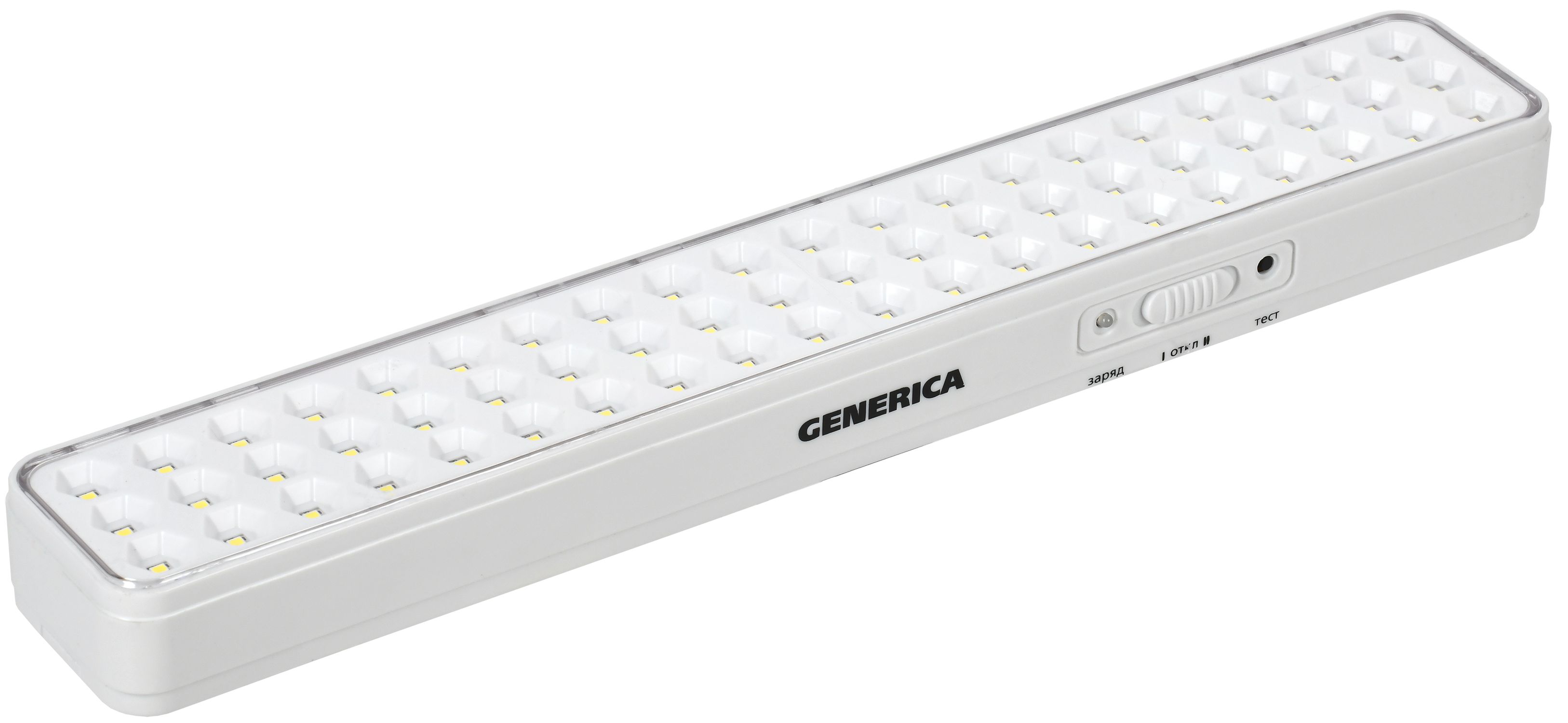 Светильник светодиодный аккумуляторный ДБА 1060 непостоянного действия 60LED 6ч 6Вт GENERICA