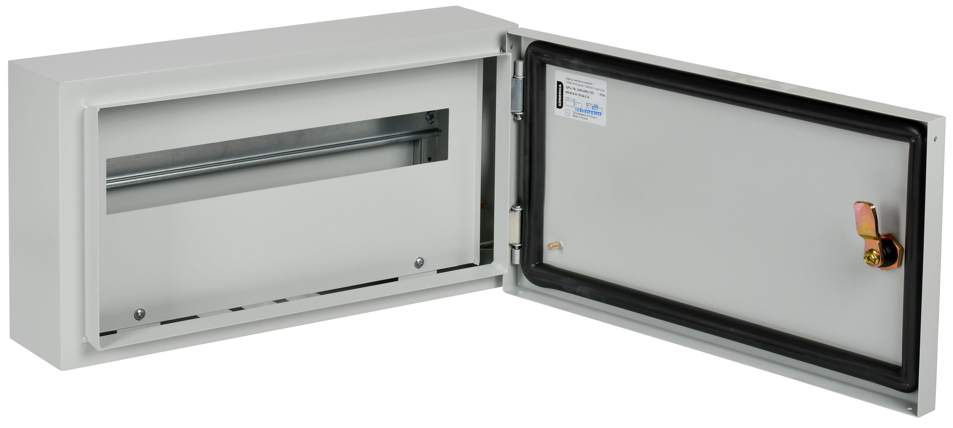 Корпус металлический распределительный ЩРн-18з (240х440х120мм) IP54 GENERICA