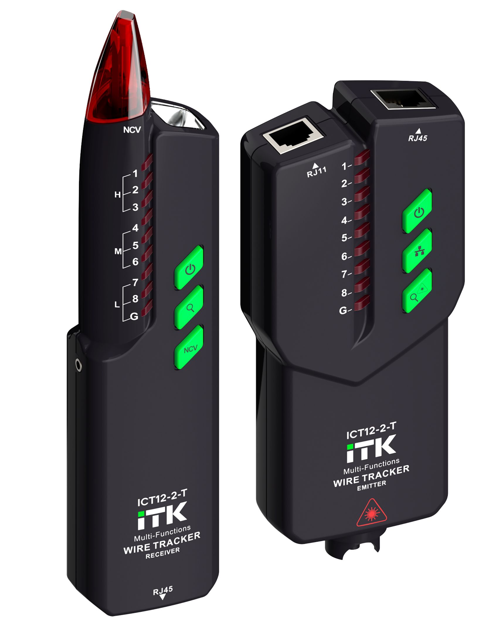 ITK Тестер для LAN-кабеля многофункциональный (RJ45 RJ11 VFL)