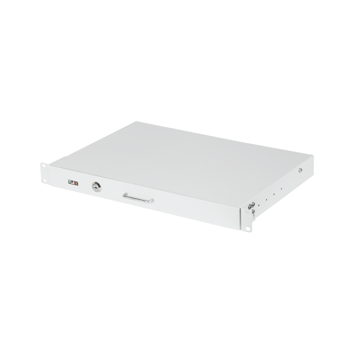 Полка под документы или клавиатуру выдвижная NIKOMAX, 19", 1U, Ш432хГ300мм, серая — фото