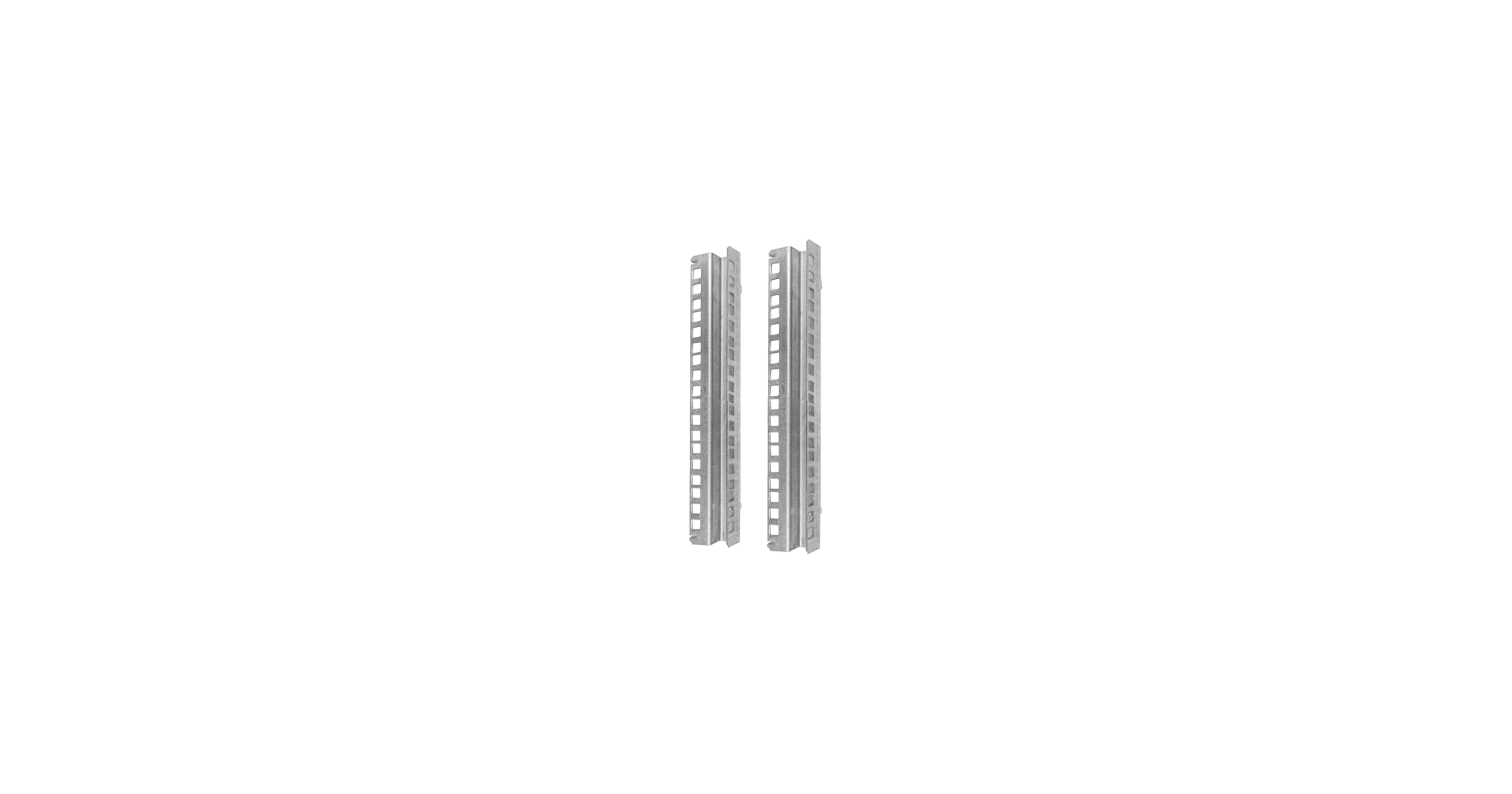 Дополнительные направляющие NIKOMAX Essential Line 6U с крепежом для шкафа TWI-R, упаковка 2шт. — фото