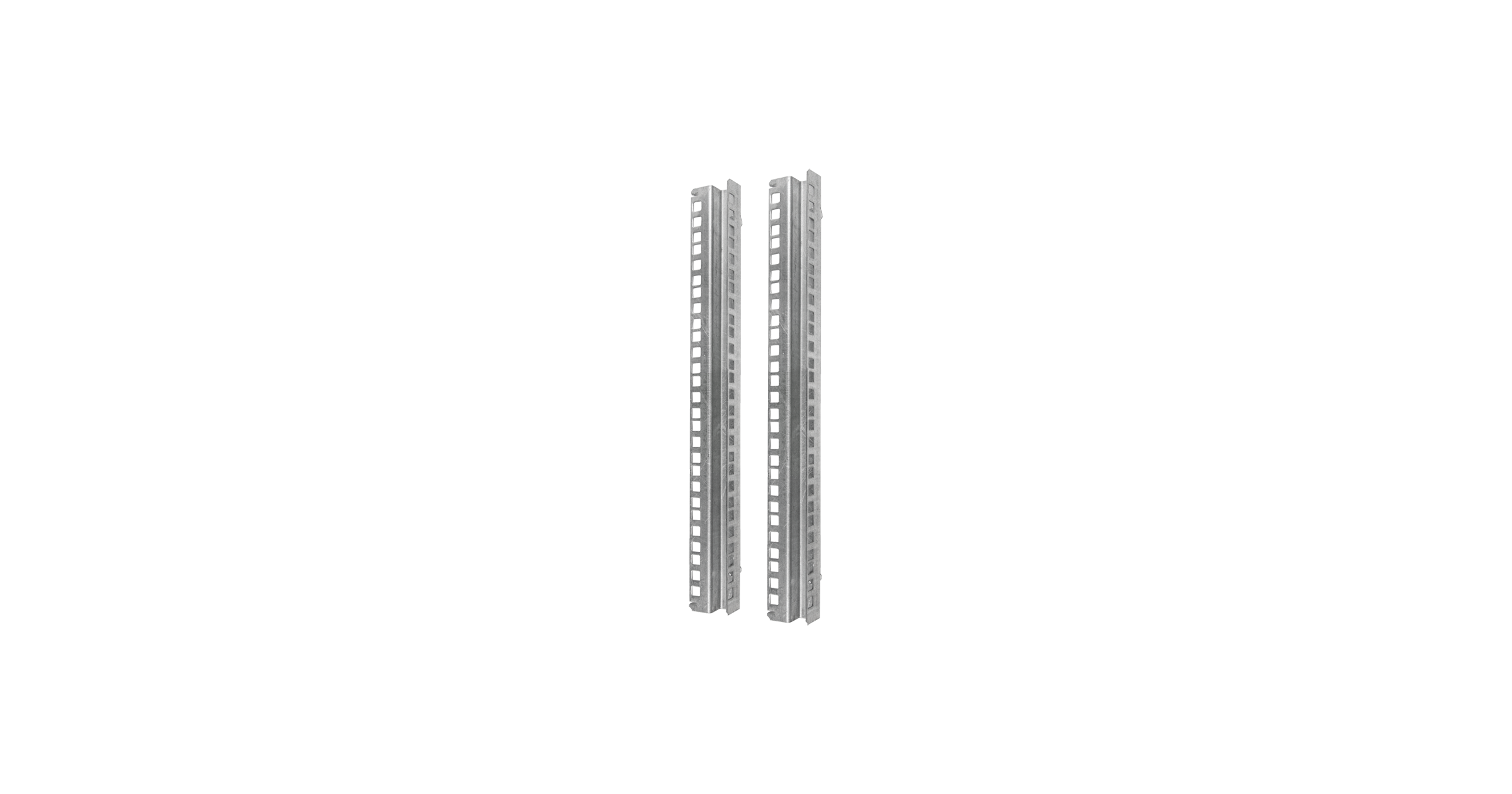 Дополнительные направляющие NIKOMAX Essential Line 9U с крепежом для шкафа TWI-R, упаковка 2шт. — фото