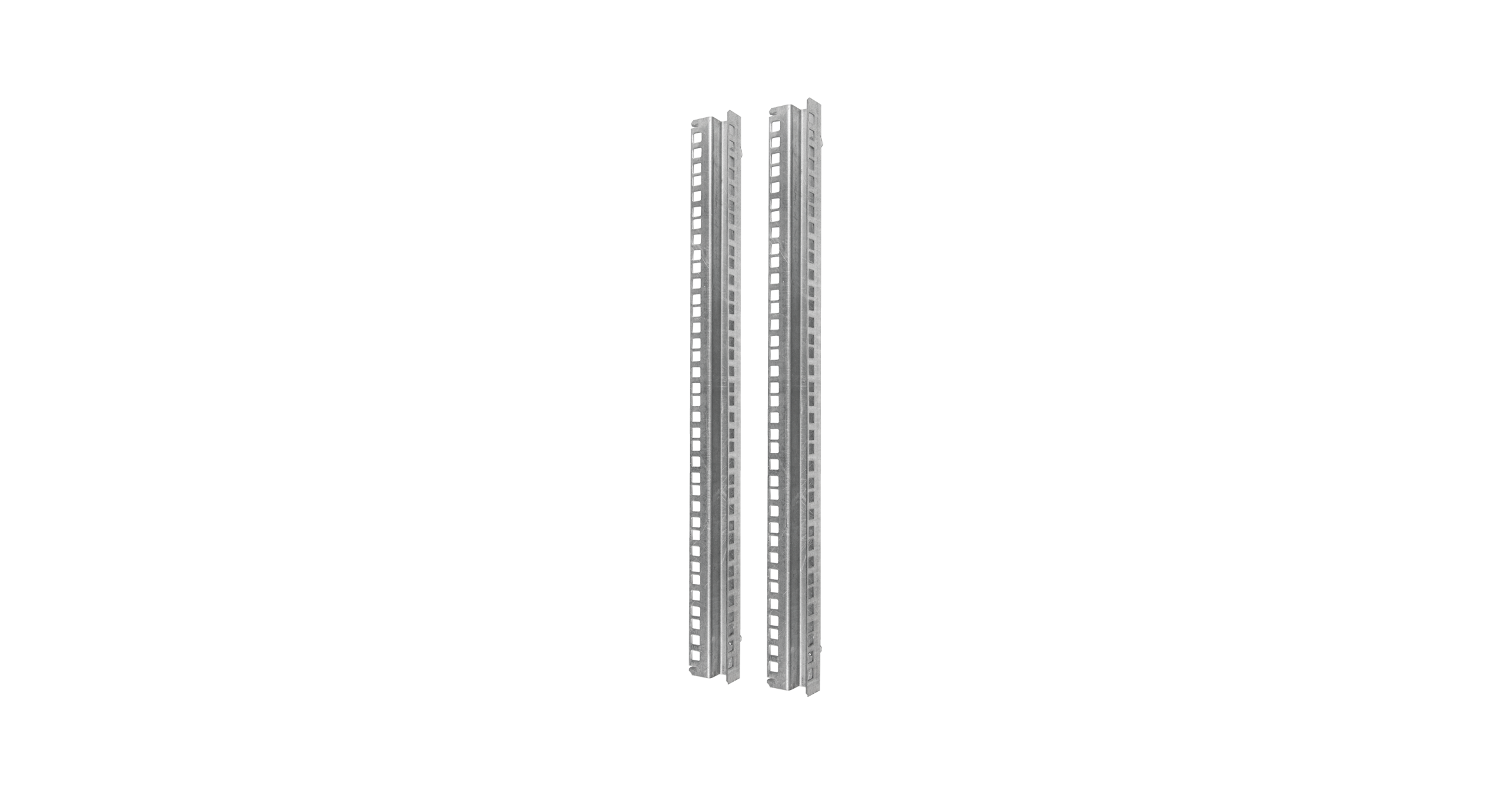 Дополнительные направляющие NIKOMAX Essential Line 12U с крепежом для шкафа TWI-R, упаковка 2шт. — фото