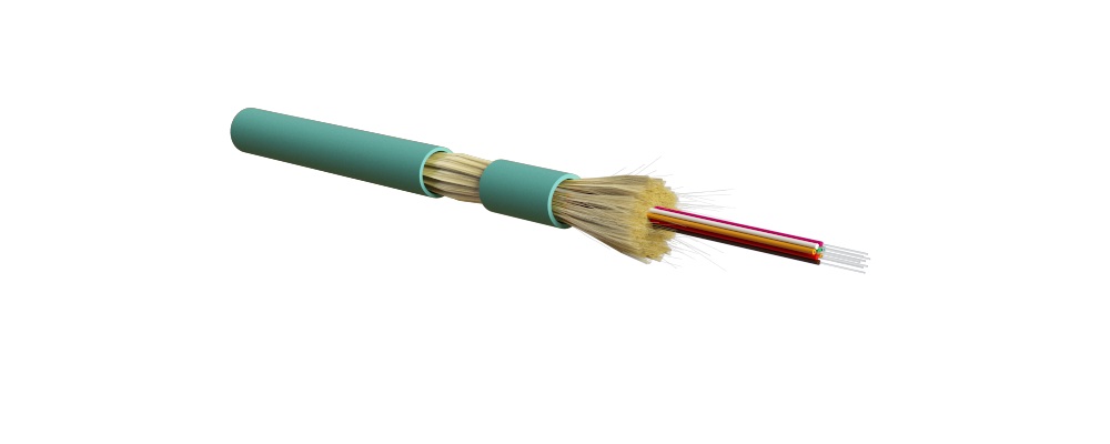 Hyperline FO-DT-IN-503-8-LSZH-AQ Кабель волоконно-оптический 50/125 (OM3) многомодовый, 8 волокон, плотное буферное покрытие (tight buffer), для внутренней прокладки, LSZH, нг(А)-HF, -40°C - +70°C, голубой (aqua)
