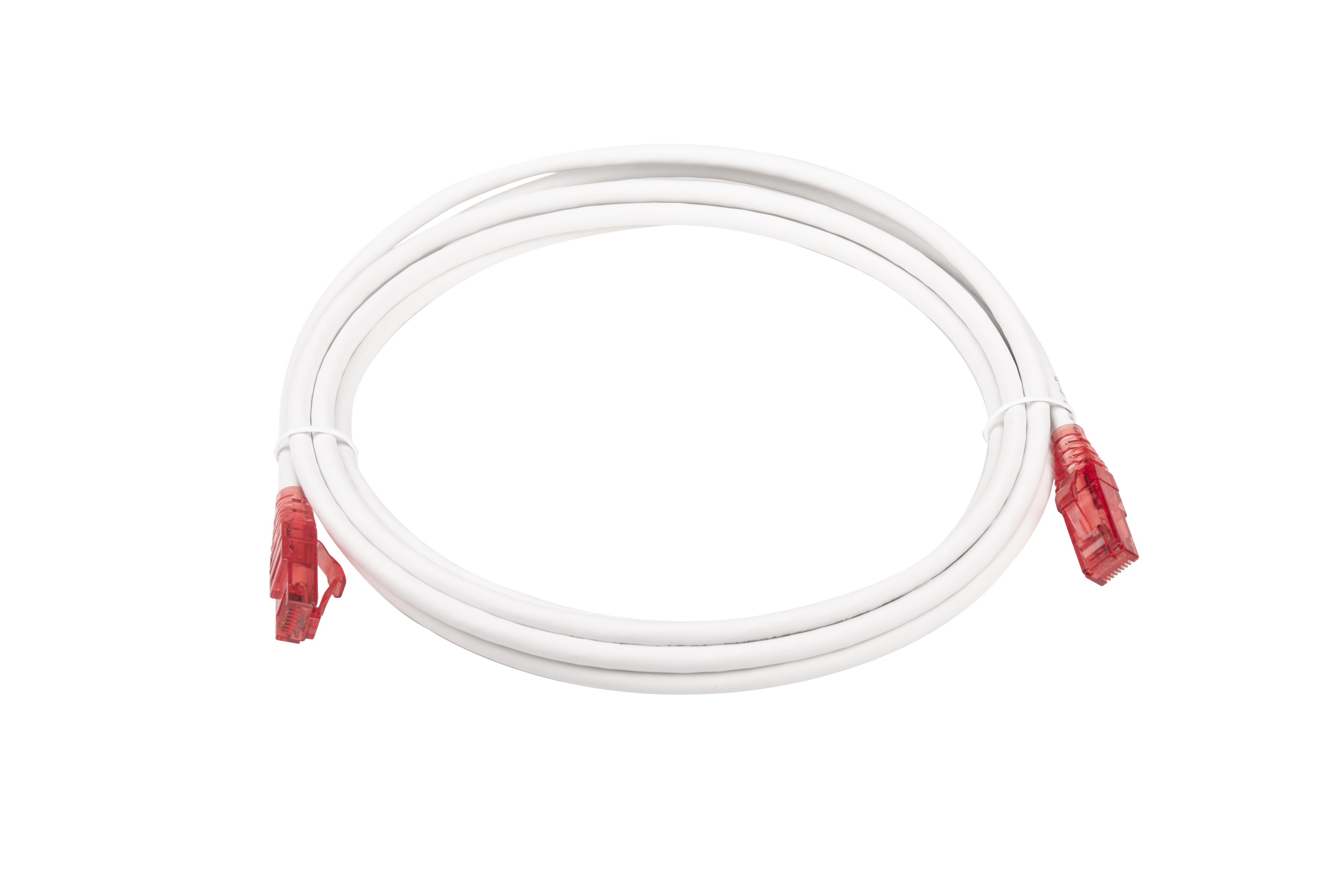 Hyperline PC-LPM-UTP-RJ45-RJ45-C5e-3M-LSZH-WH Патч-корд RJ-45/RJ-45, неэкранированный U/UTP, категория 5e (100% Fluke Component Tested), 24AWG, LSZH, 3 м, белый — фото
