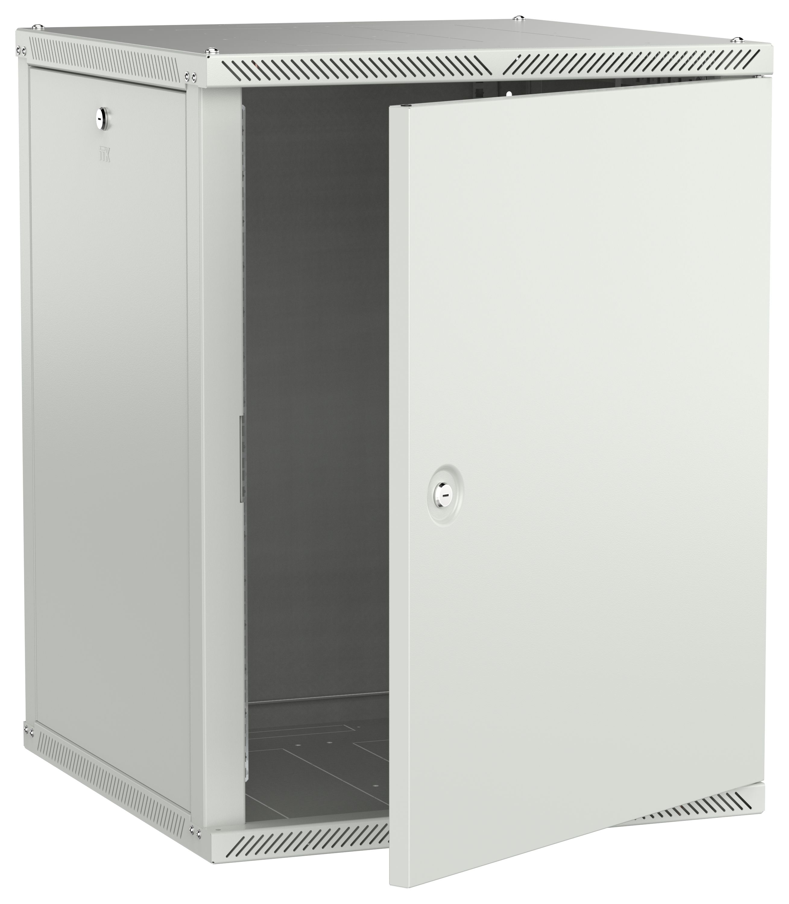 ITK LINEA W Шкаф настенный 15U 600х600мм дверь металл серый 2.0