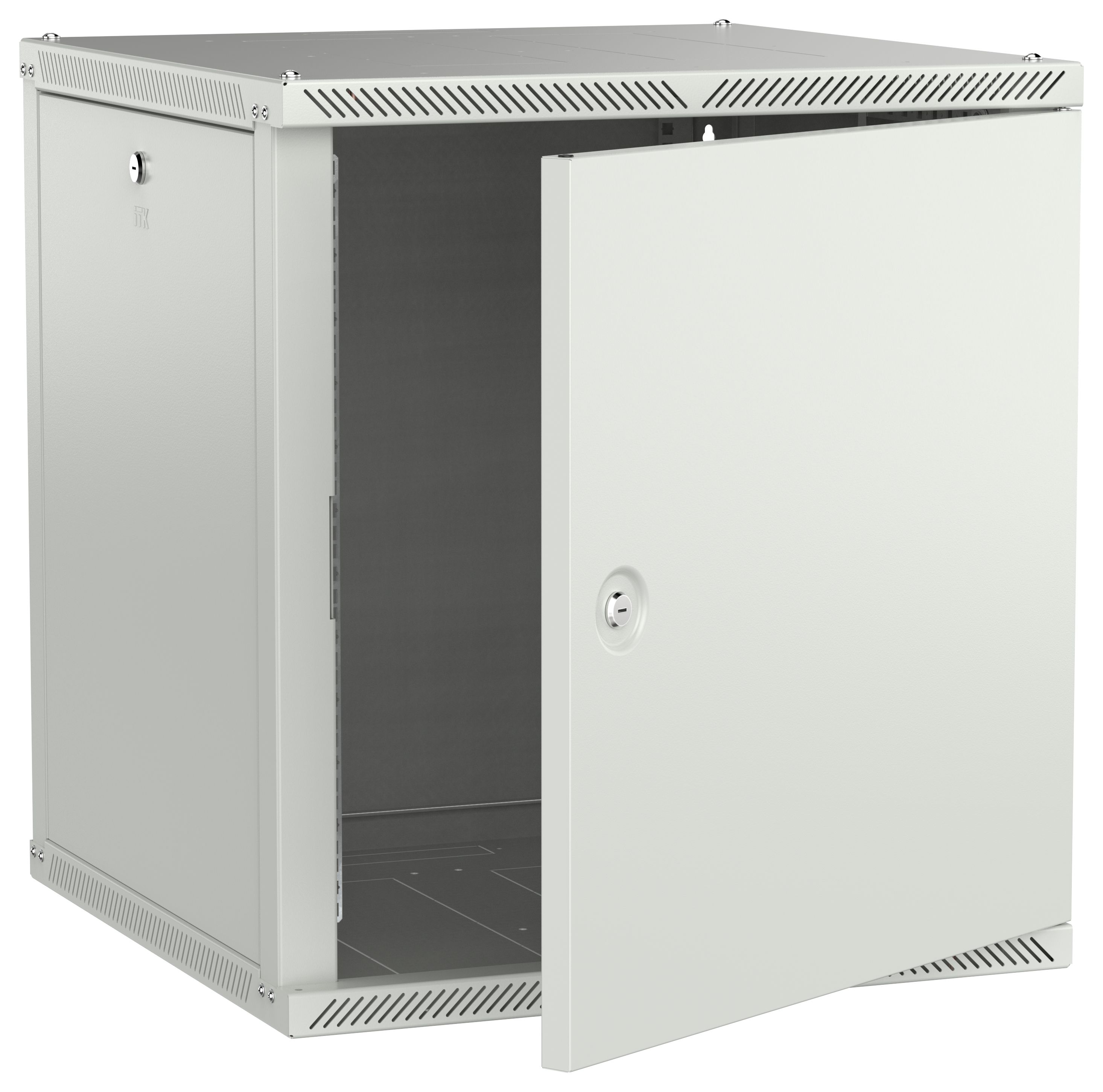 ITK LINEA W Шкаф настенный 12U 600х600мм дверь металл серый 2.0