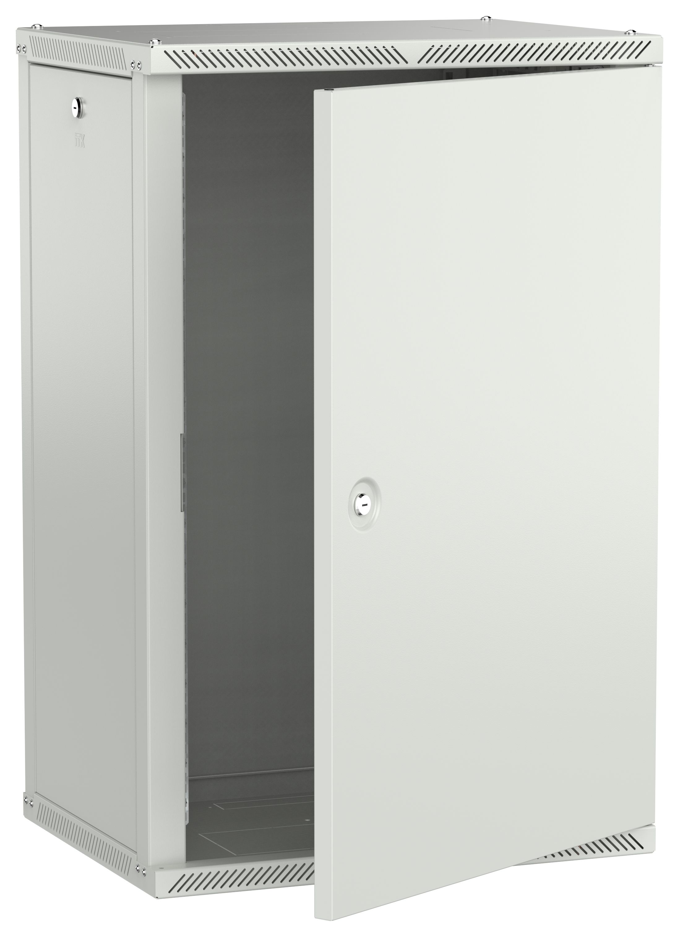 ITK LINEA W Шкаф настенный 18U 600х450мм дверь металл серый 2.0