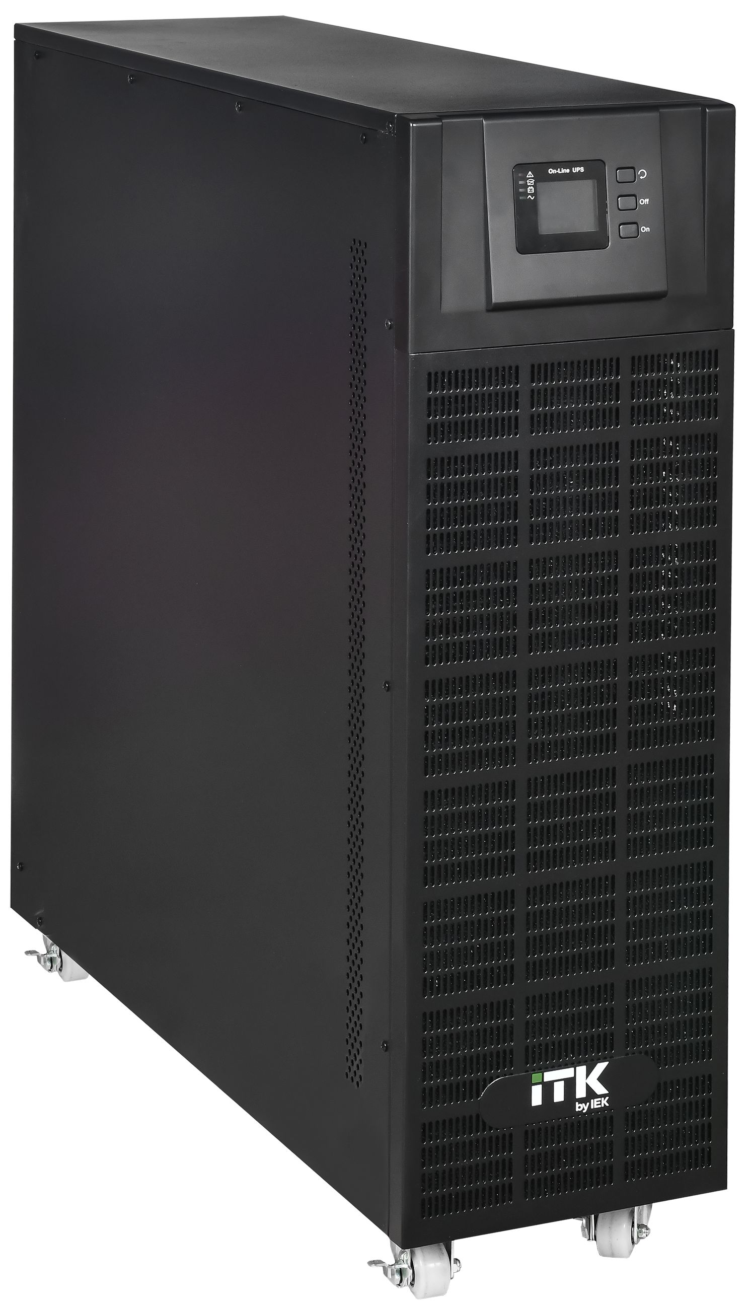 ITK ELECTRA OB ИБП Онлайн 30кВА/30кВт трехфазный моноблок LCD RS232 USB с АКБ 60х9AH — фото