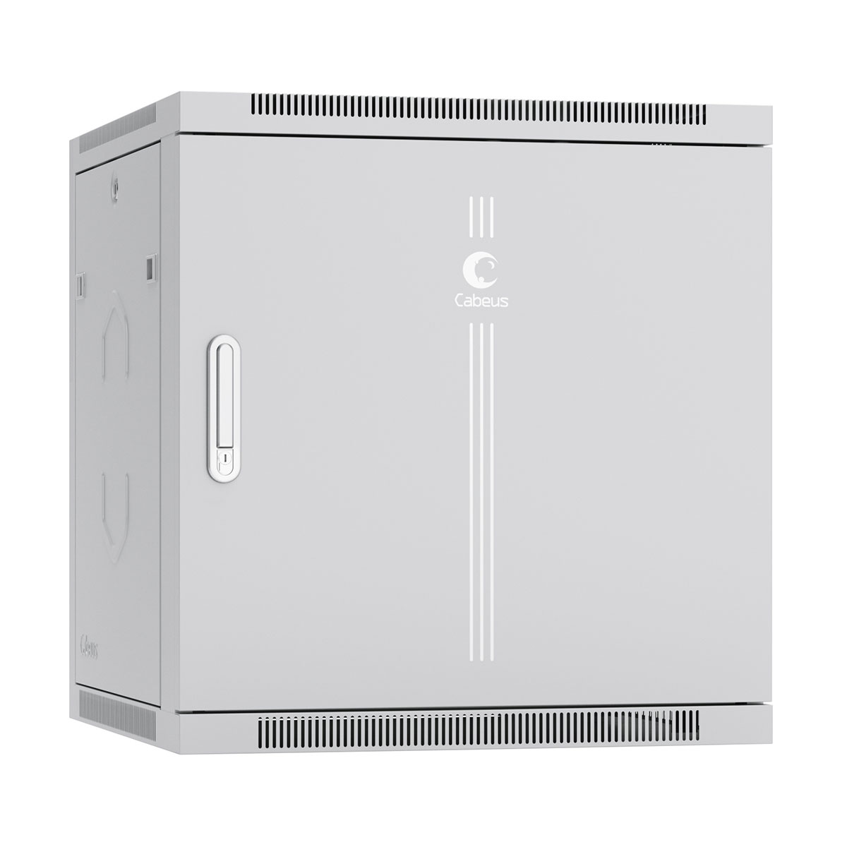 Cabeus SH-05F-12U60/45m Шкаф телекоммуникационный настенный 19" 12U 600x450x635mm (ШхГхВ) дверь металл — фото